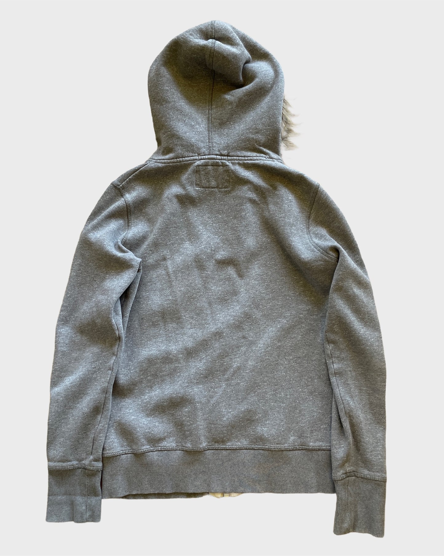 Vintage Superdry Fur Zip Hoodie