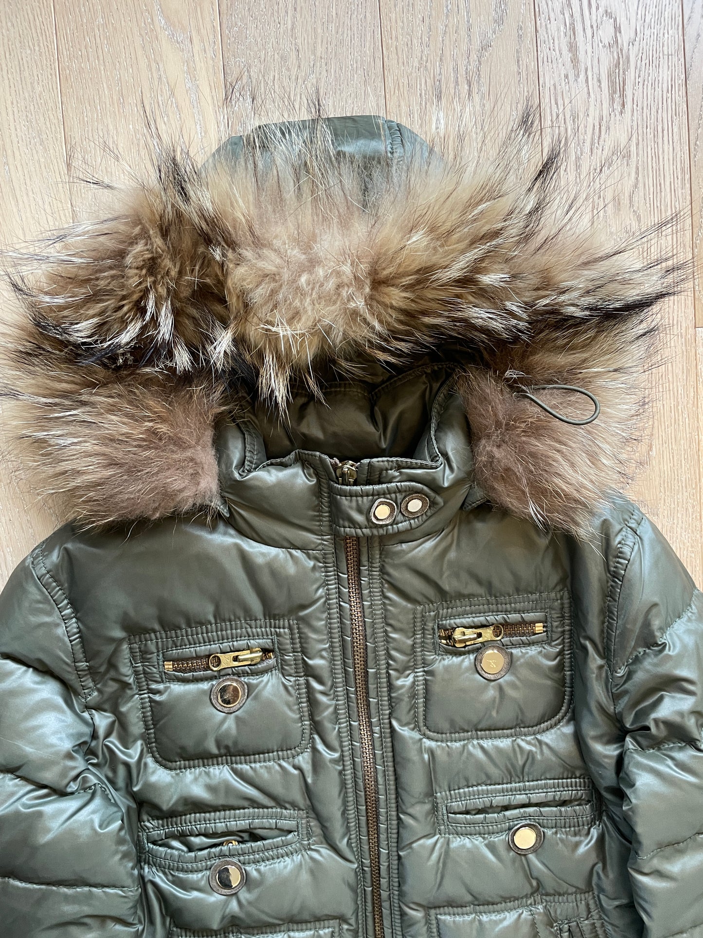 Vintage Fur Puffer Jacket