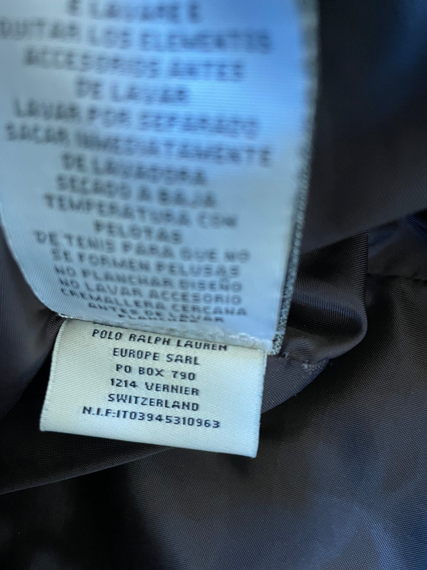 Vintage Polo Ralph Lauren Fur Puffer Jacket