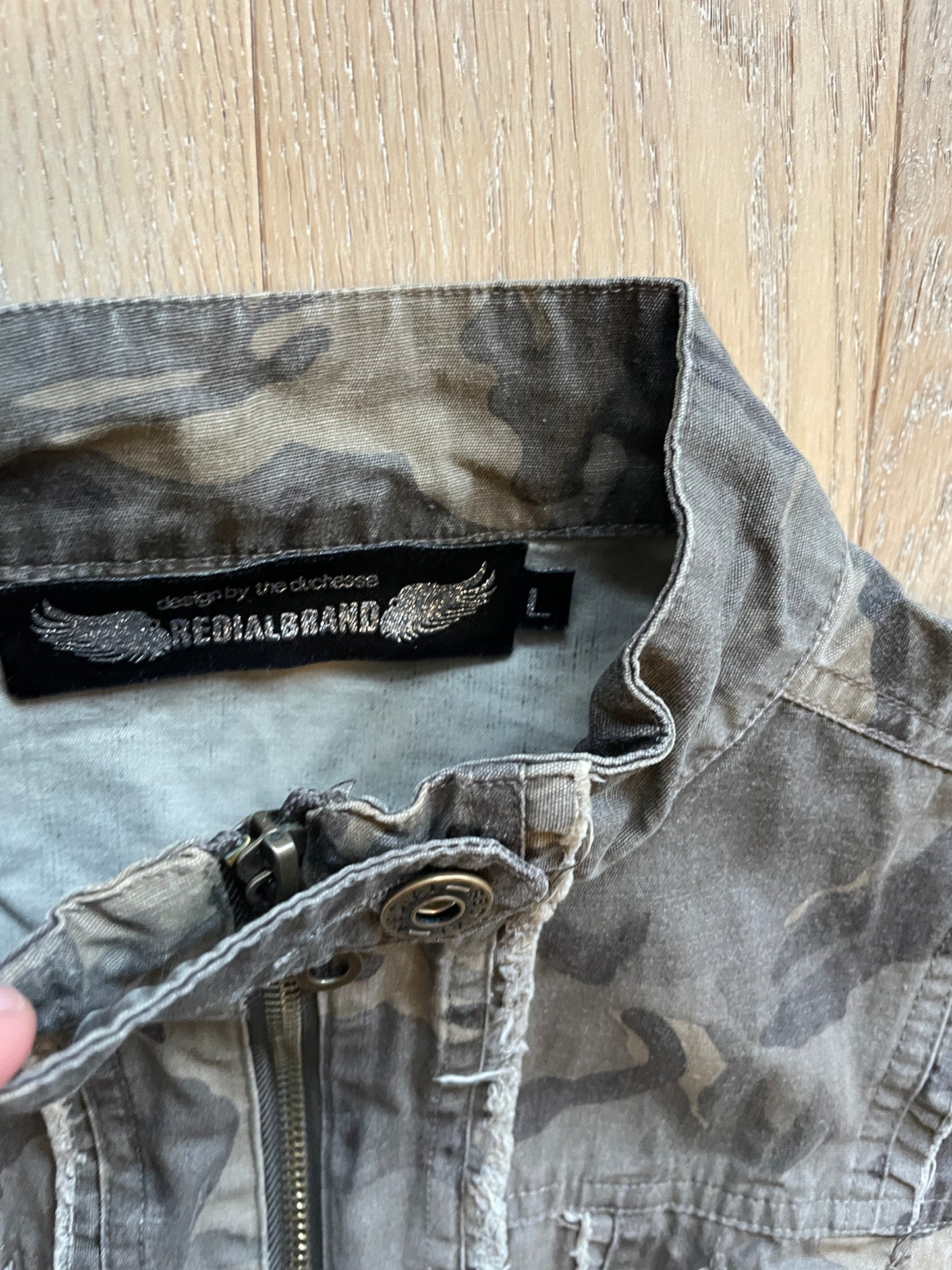 Vintage Military Camouflage Jacket