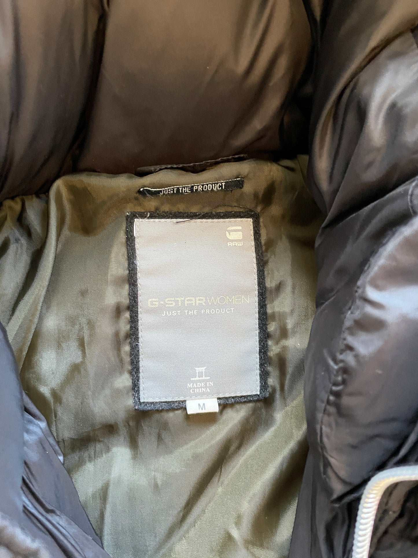 Vintage G-Star RAW Fur Puffer Jacket