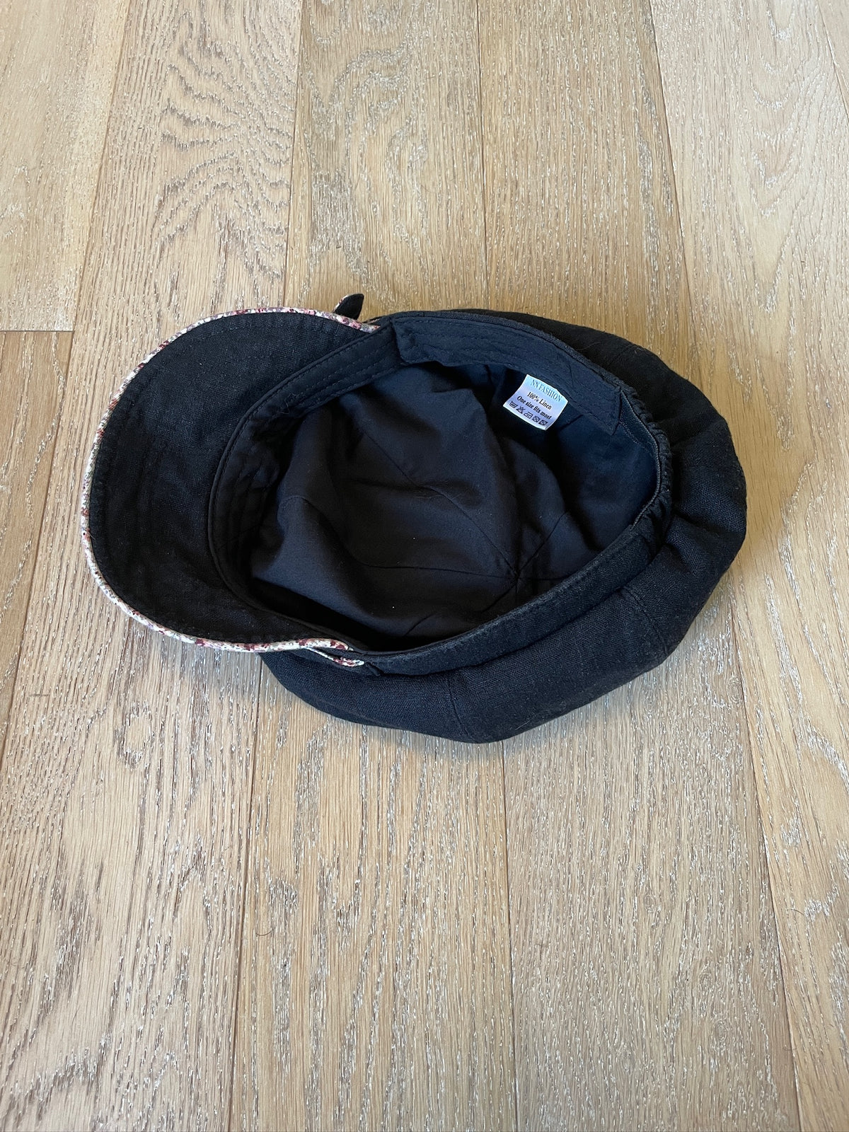 Baker Boy Cap with Floral Details