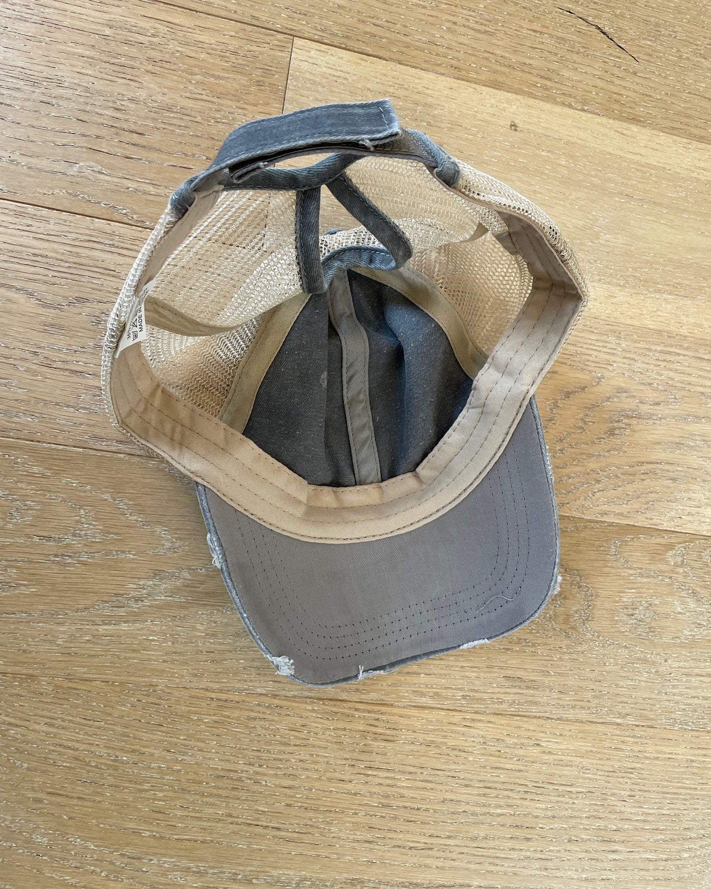 Vintage Trucker Ponytail Cap