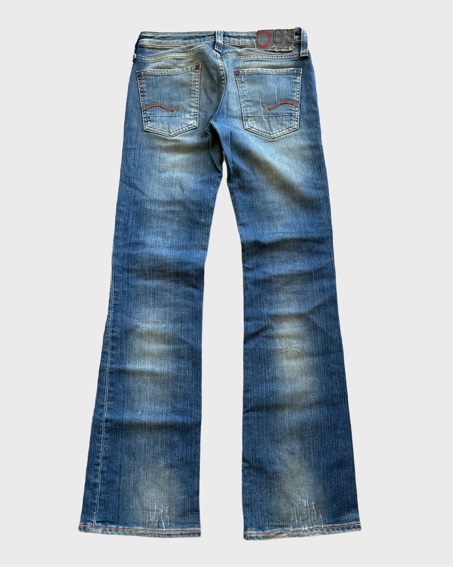 Vintage G-Star RAW Ripped Flared Jeans