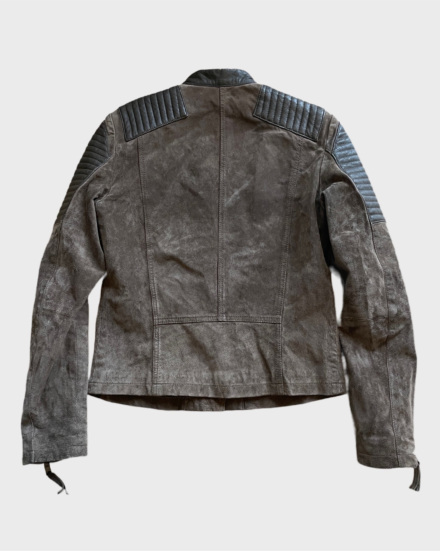Vintage Suede Biker Jacket