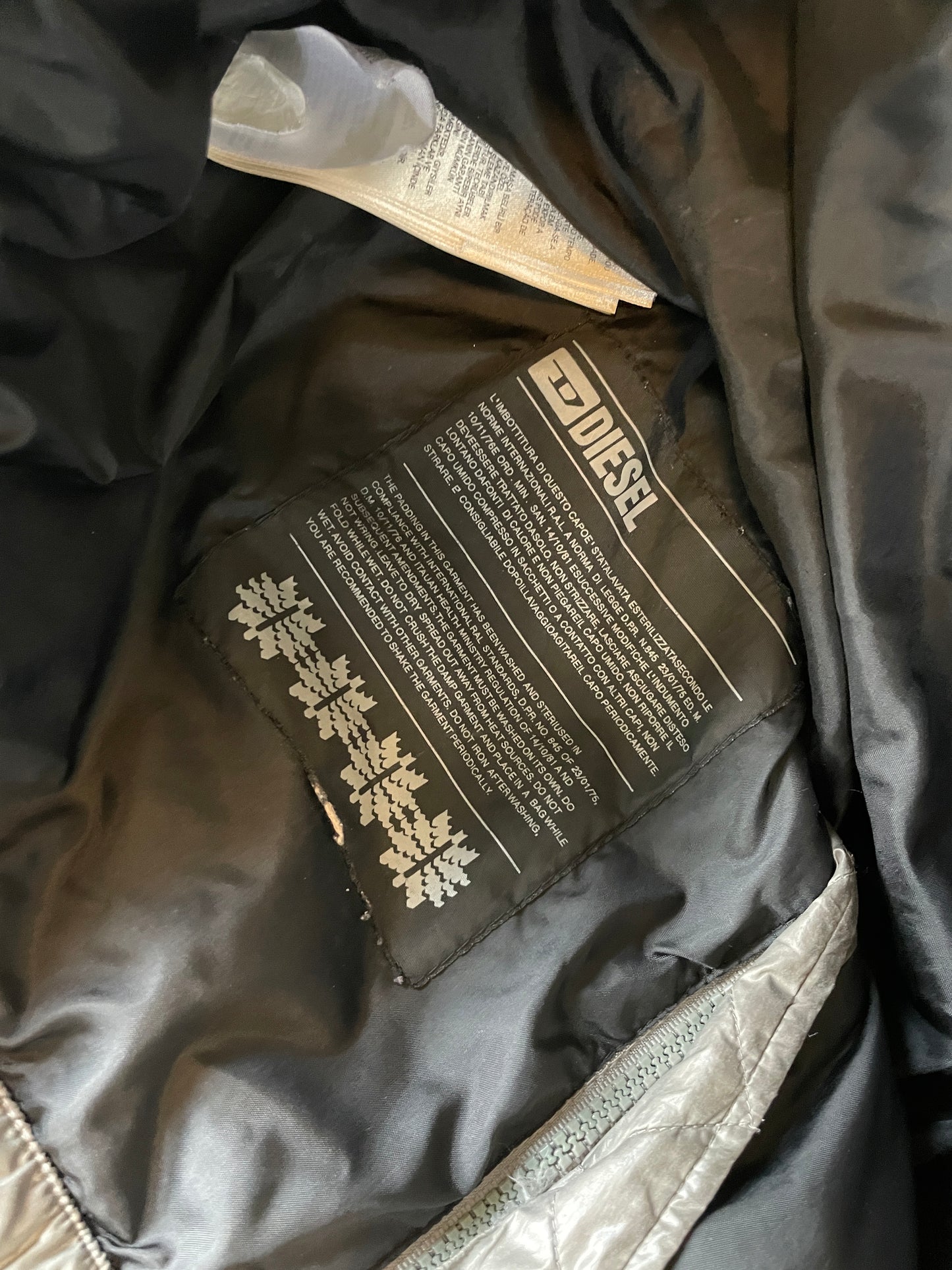 Vintage Diesel Puffer Jacket