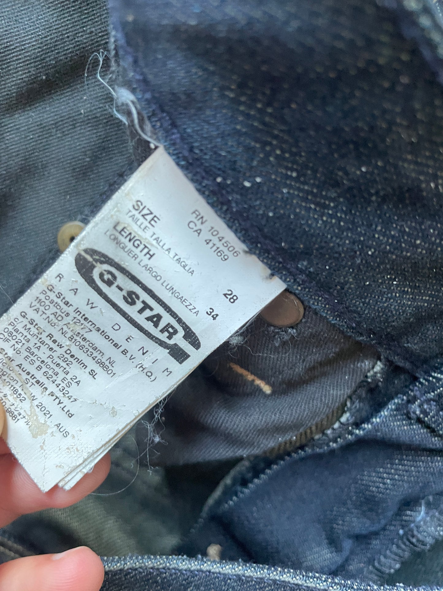 Vintage G-Star RAW Denim Jeans