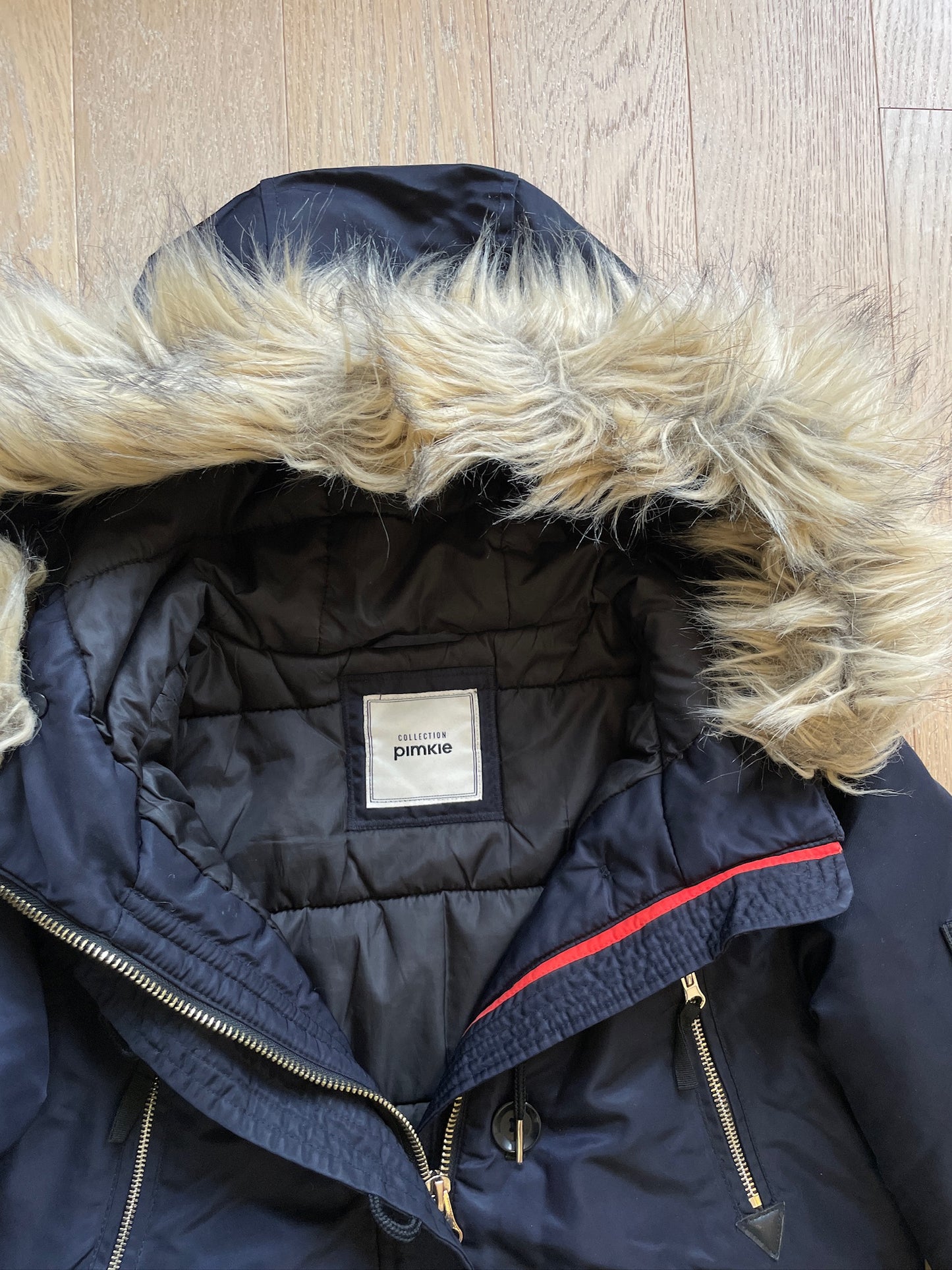 Vintage Military Fur Bomber Jacket
