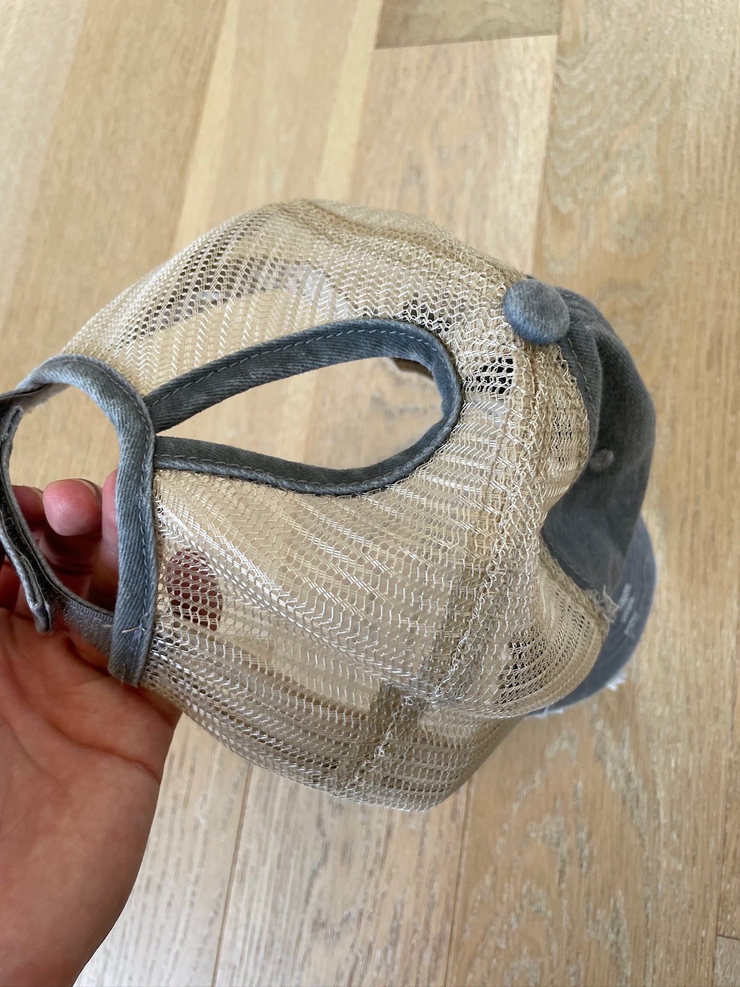 Vintage Trucker Ponytail Cap