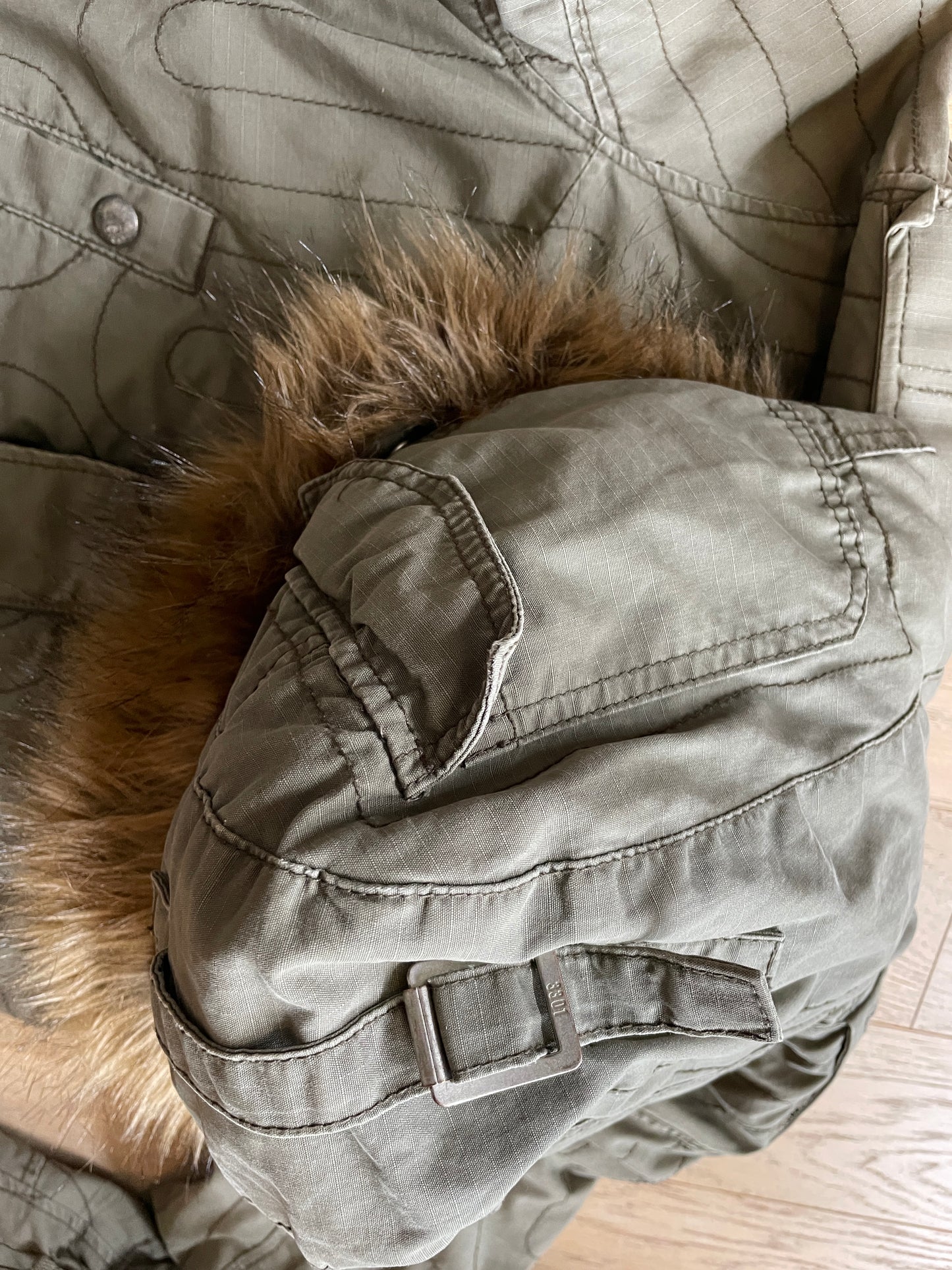 Vintage G-Star RAW Military Fur Winter Jacket