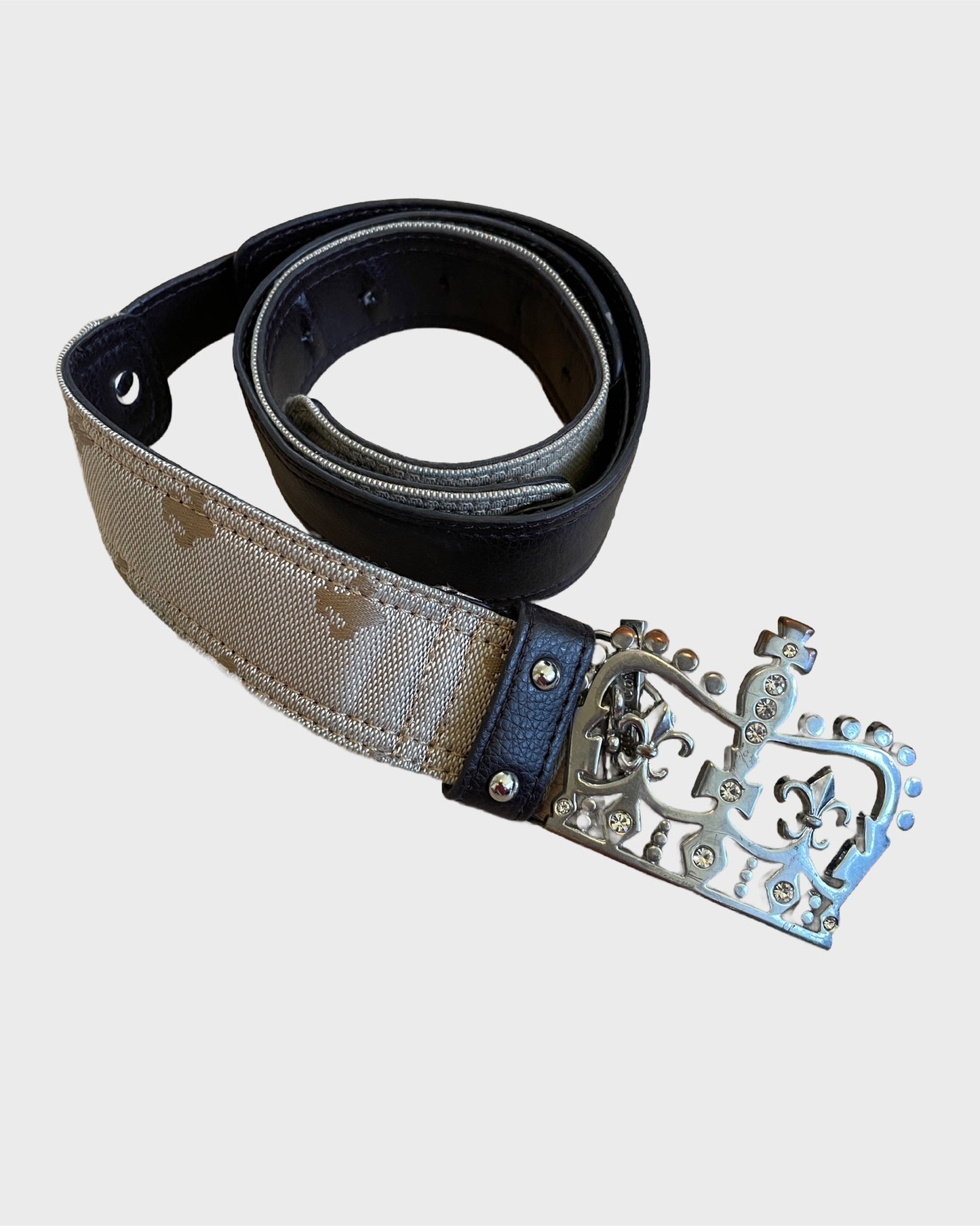 Vintage Studded Crown Belt