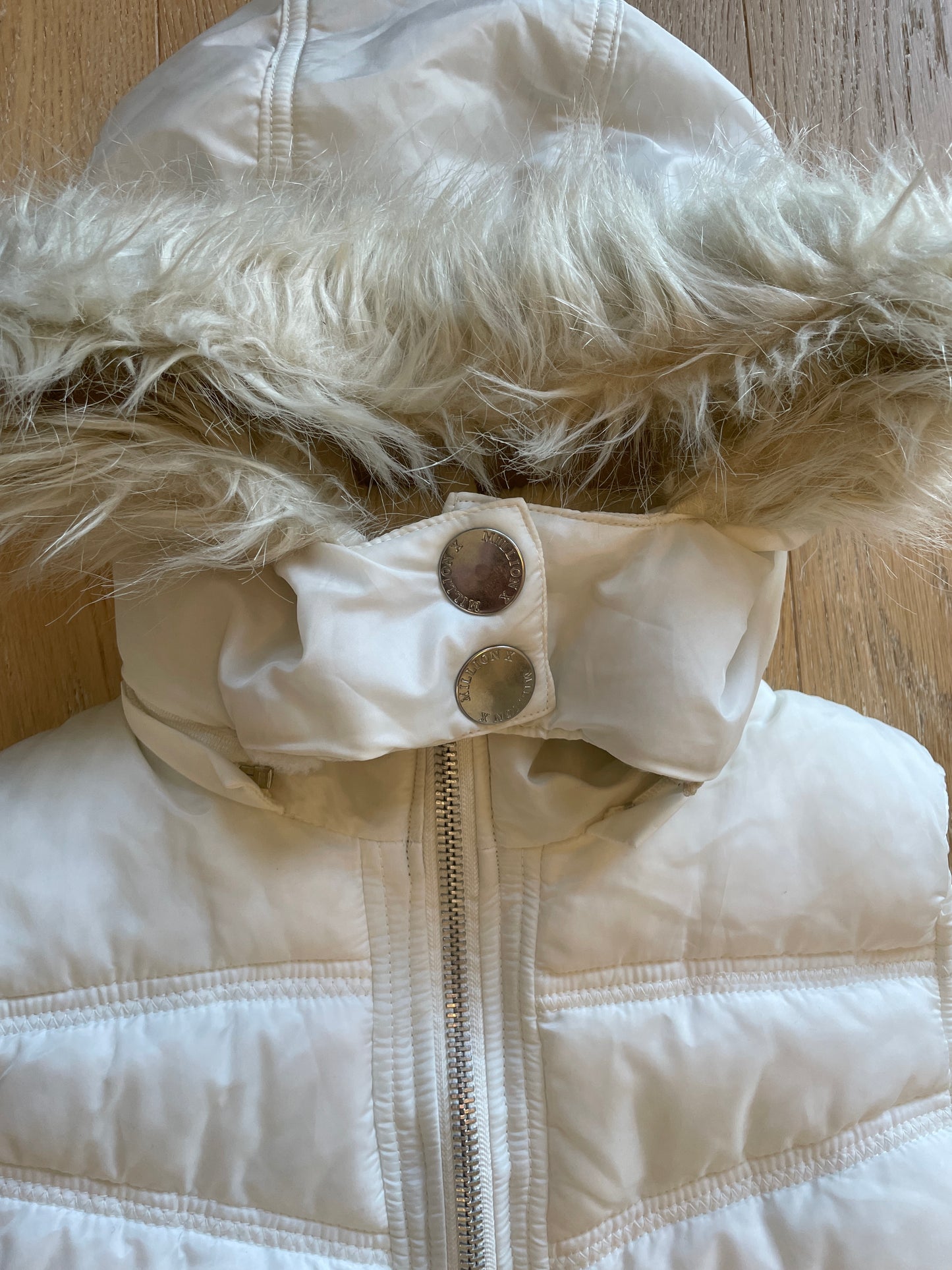 Vintage Fur Puffer Vest