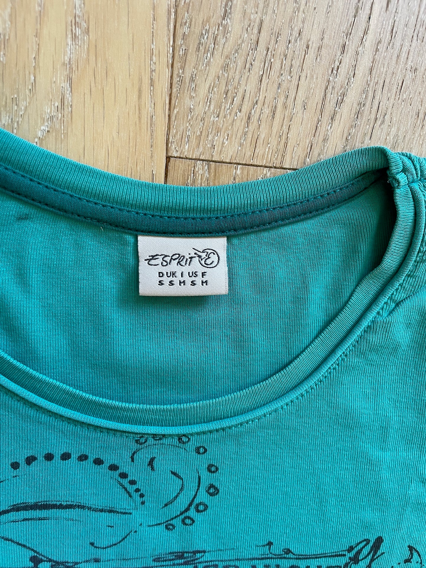 Vintage Teal Graphic T-Shirt