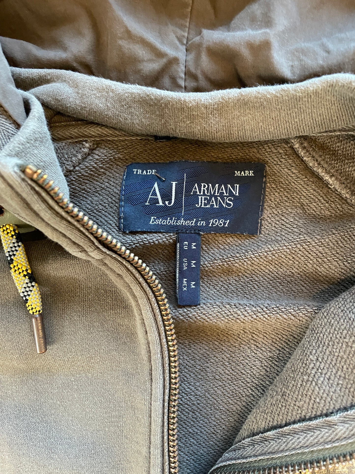Vintage Armani Zip Hoodie