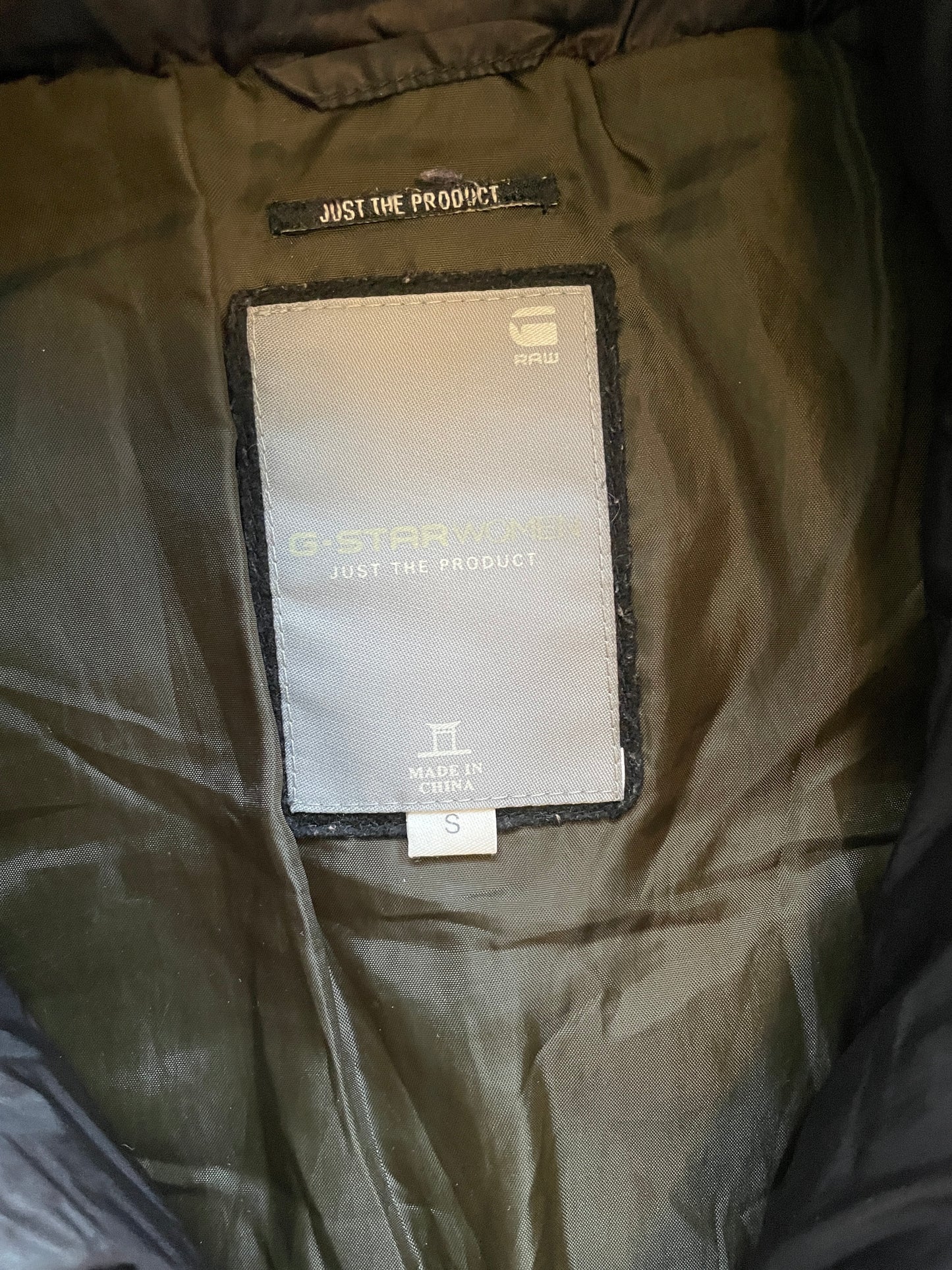 Vintage G-Star RAW Fur Puffer Jacket