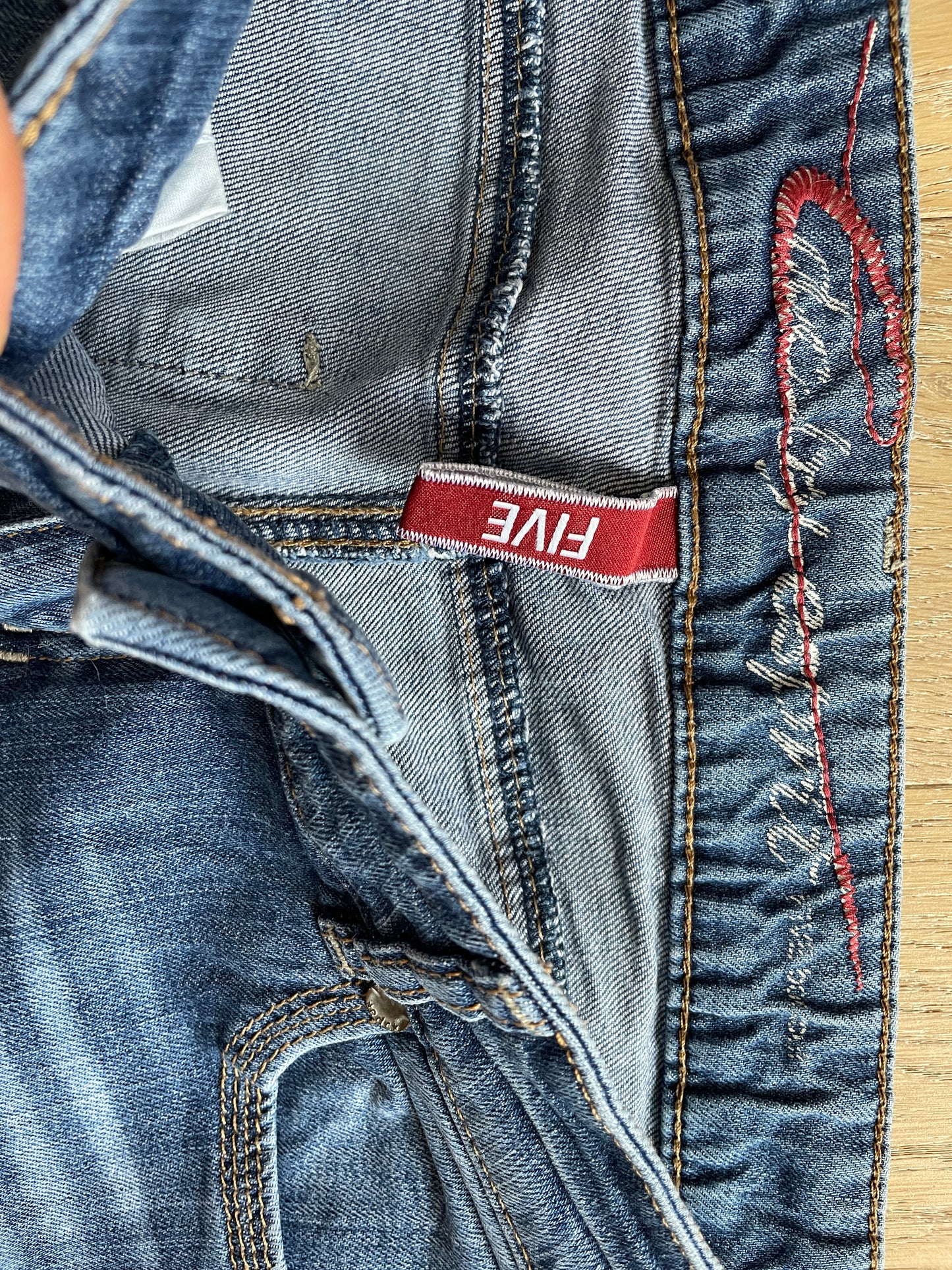 Vintage Flared Denim Jeans y2k
