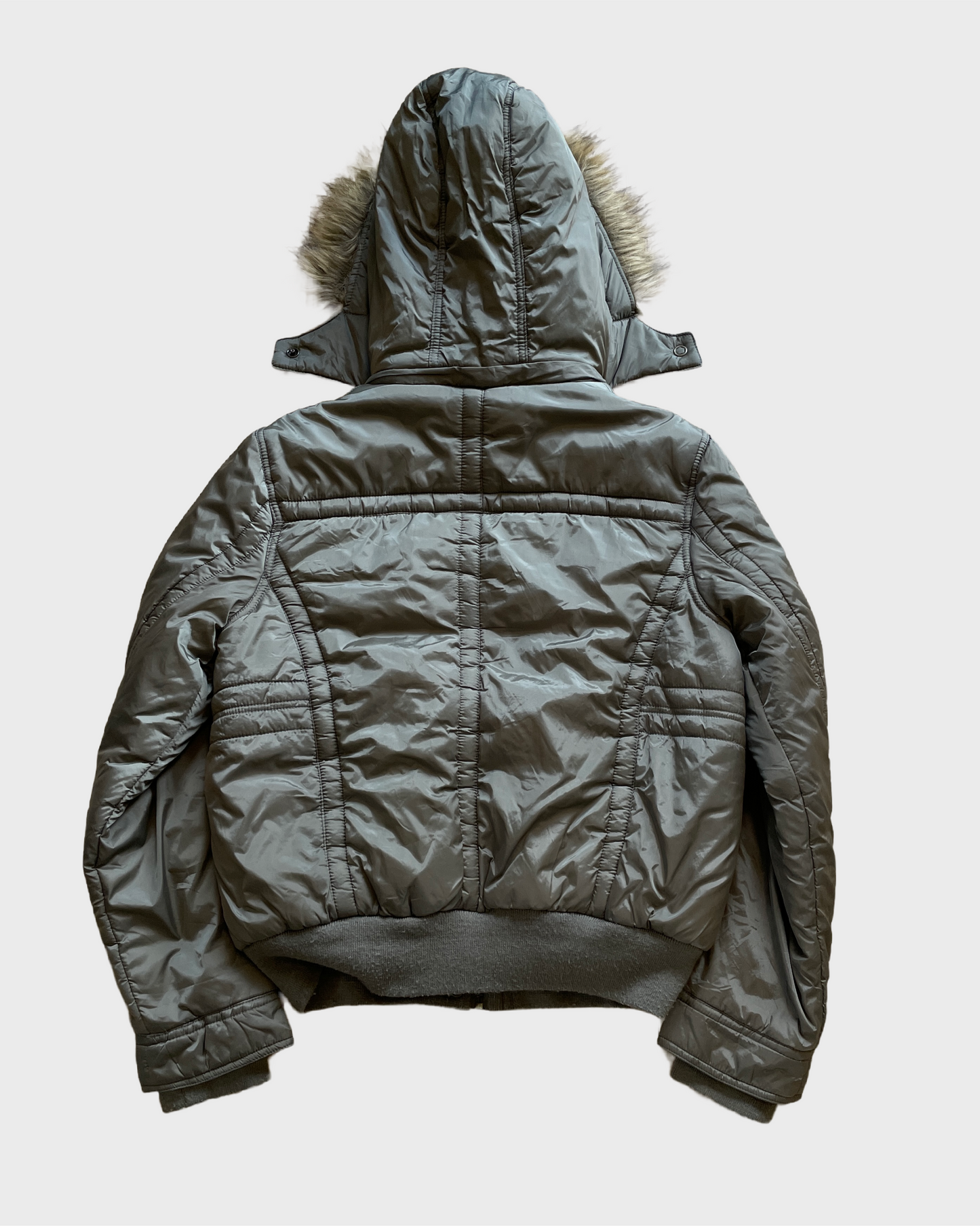 Vintage Military Fur Jacket