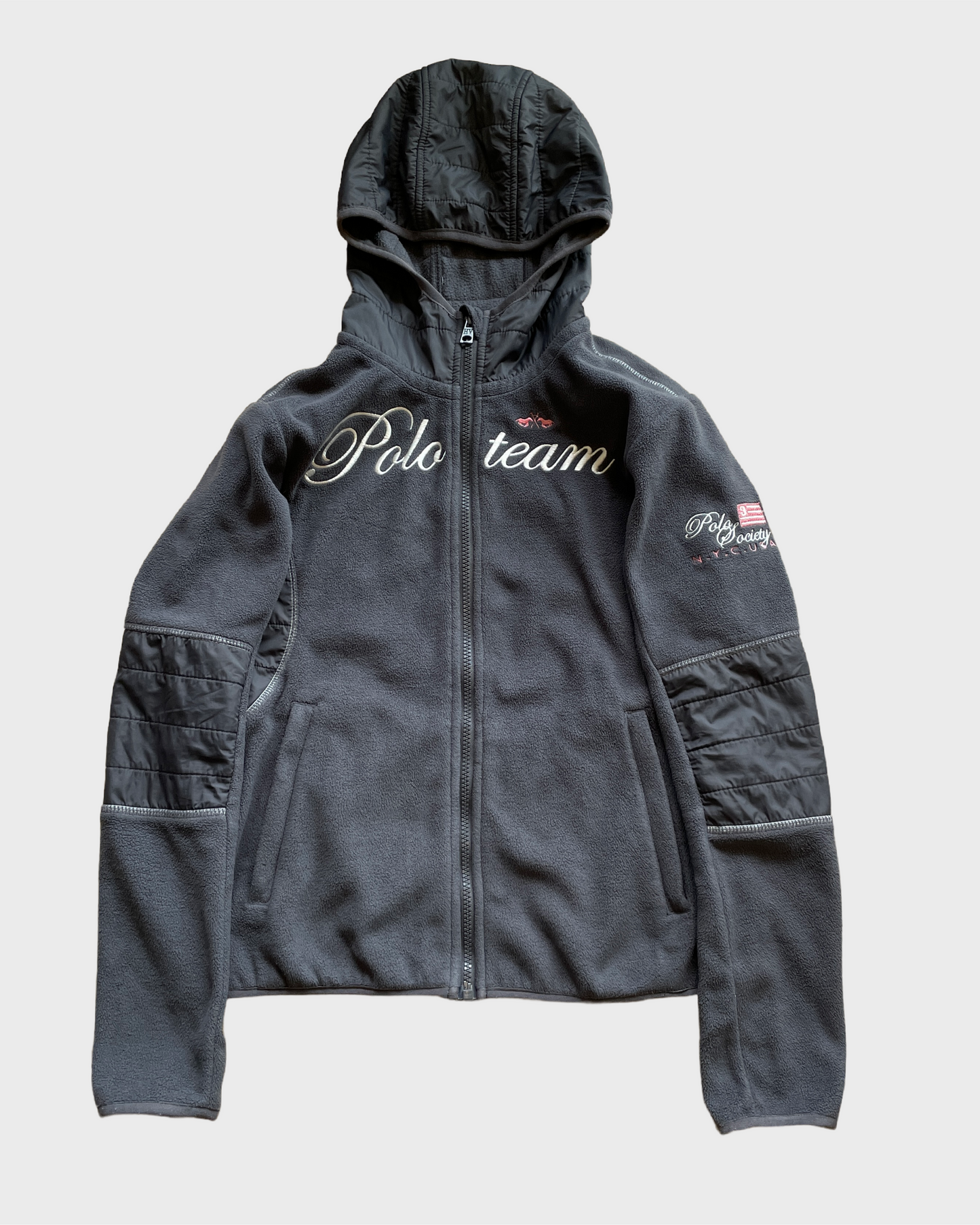 Vintage HV Polo Fleece Zip Hoodie