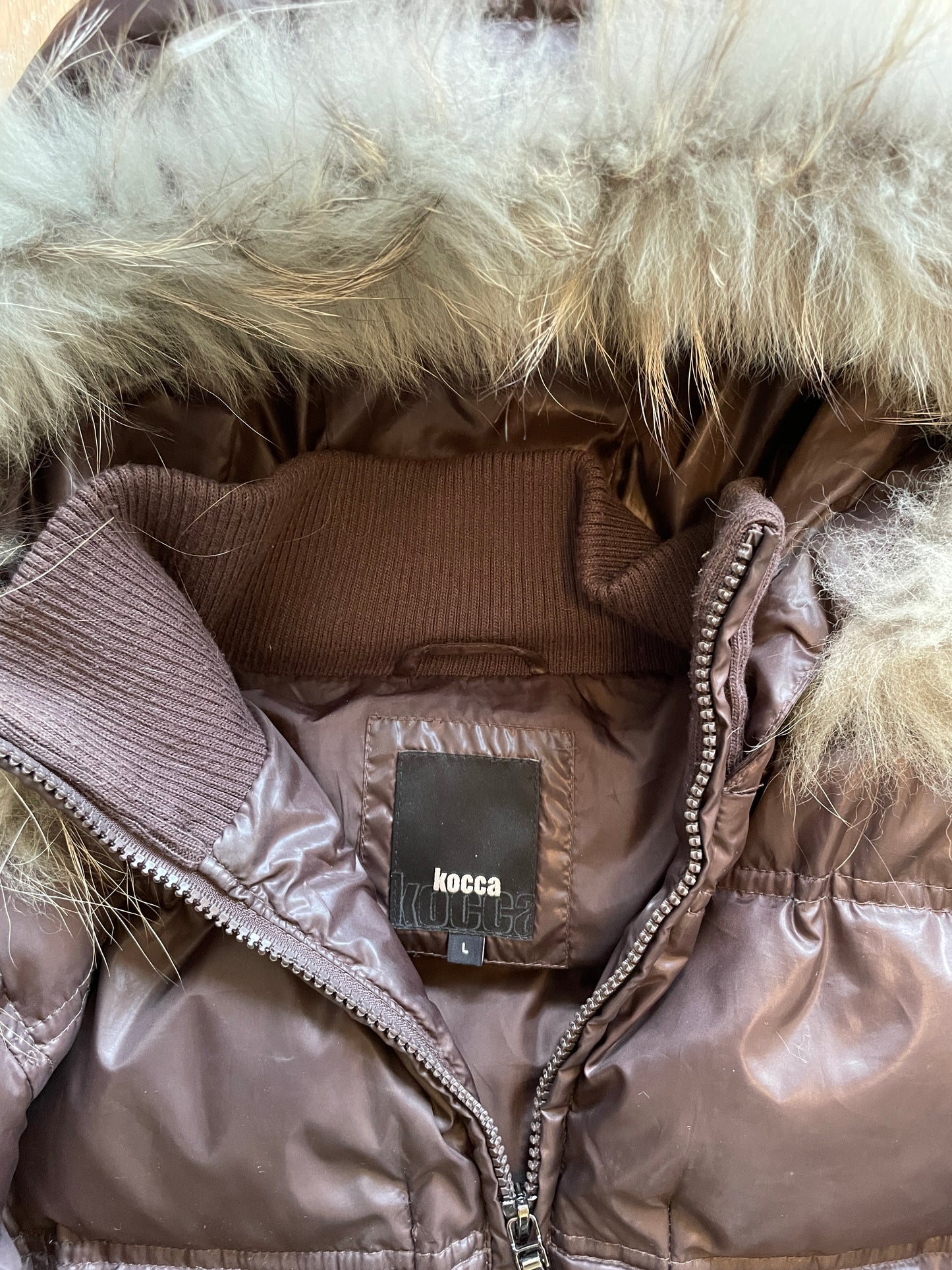 Vintage Fur Puffer Jacket