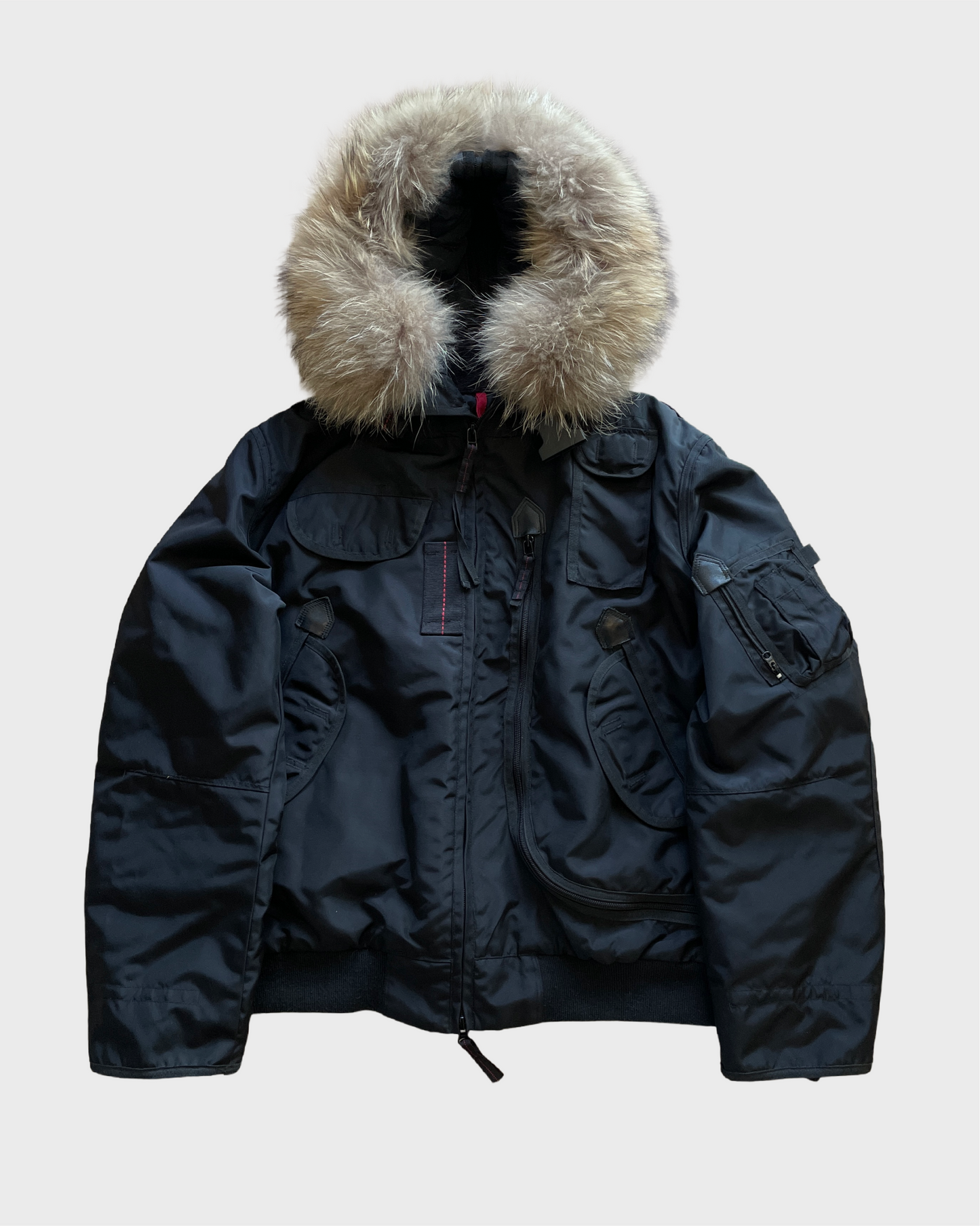 Vintage Fur Bomber Jacket