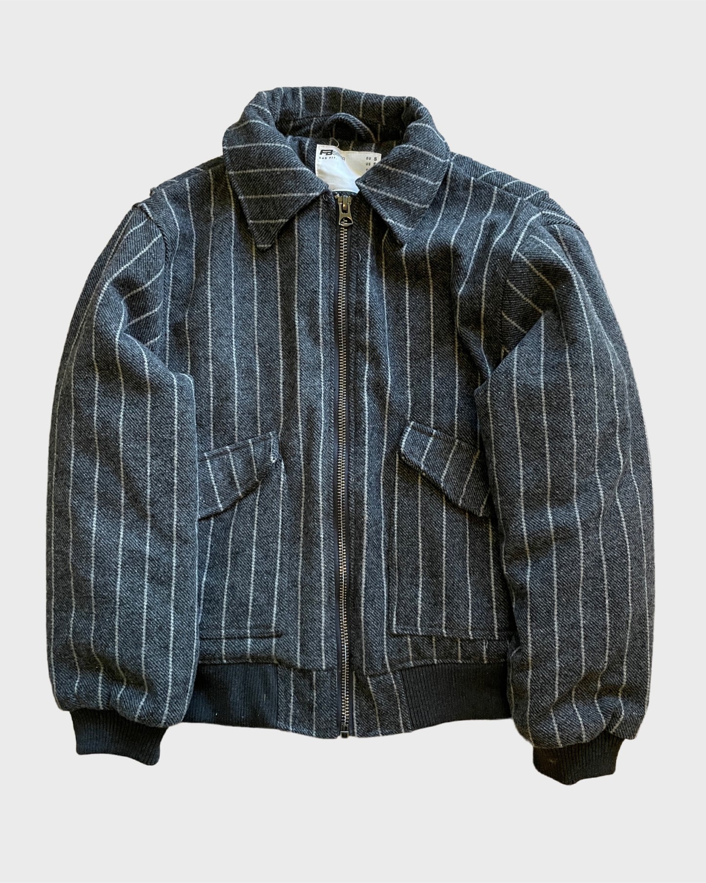 Vintage Striped Wool Jacket