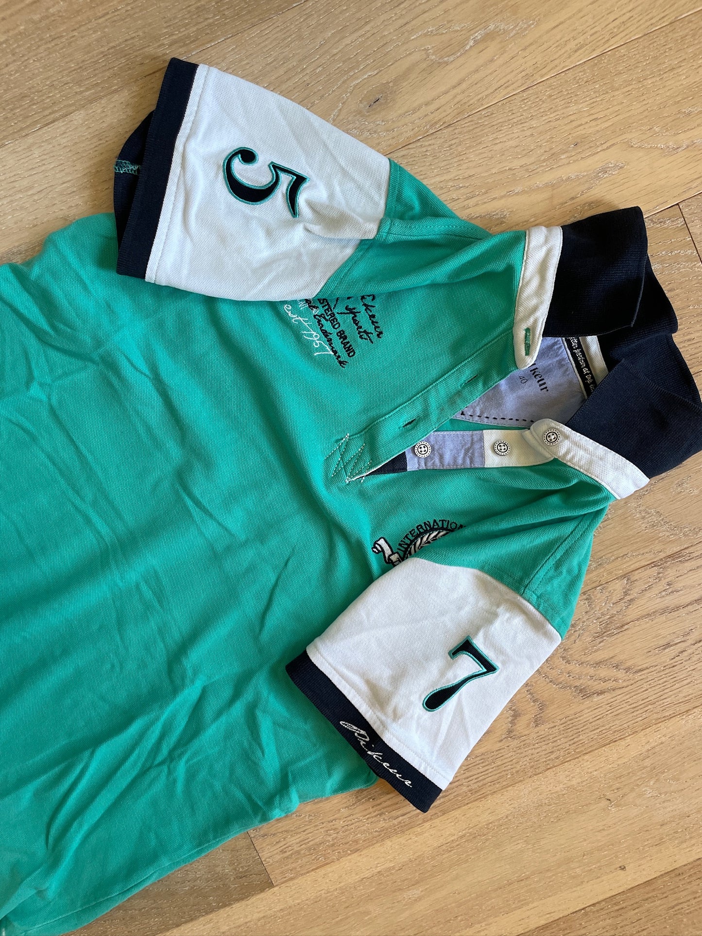 Vintage Teal Poloshirt