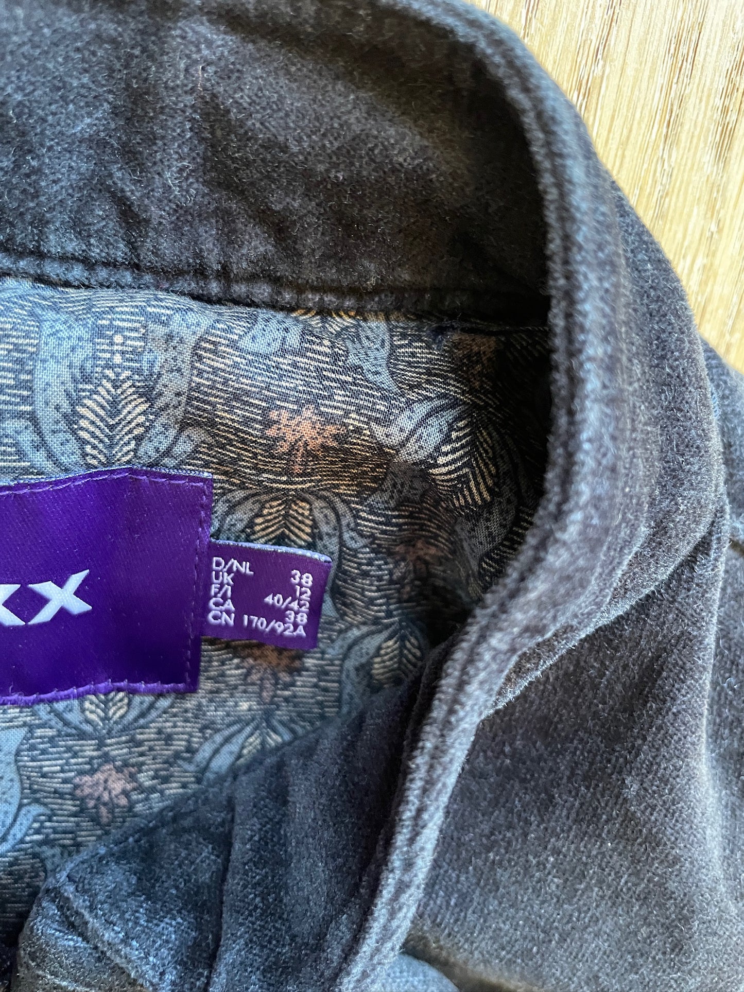 Vintage Velour Napoleon Jacket