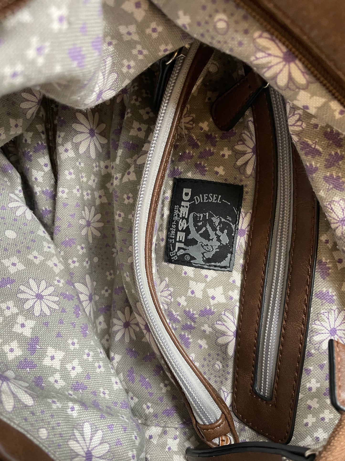 Vintage Diesel Leather Bag