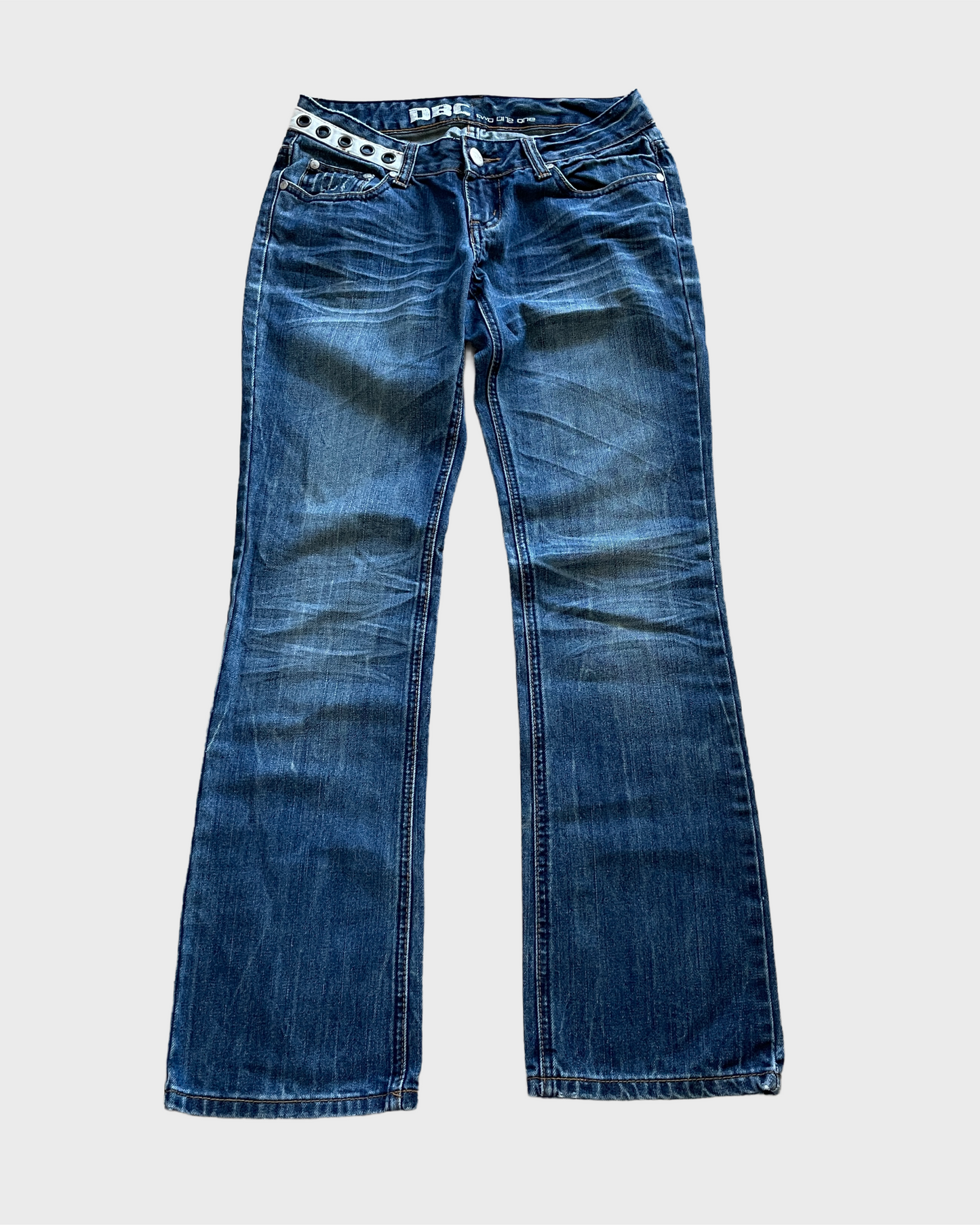 Vintage Denim Jeans Flared y2k