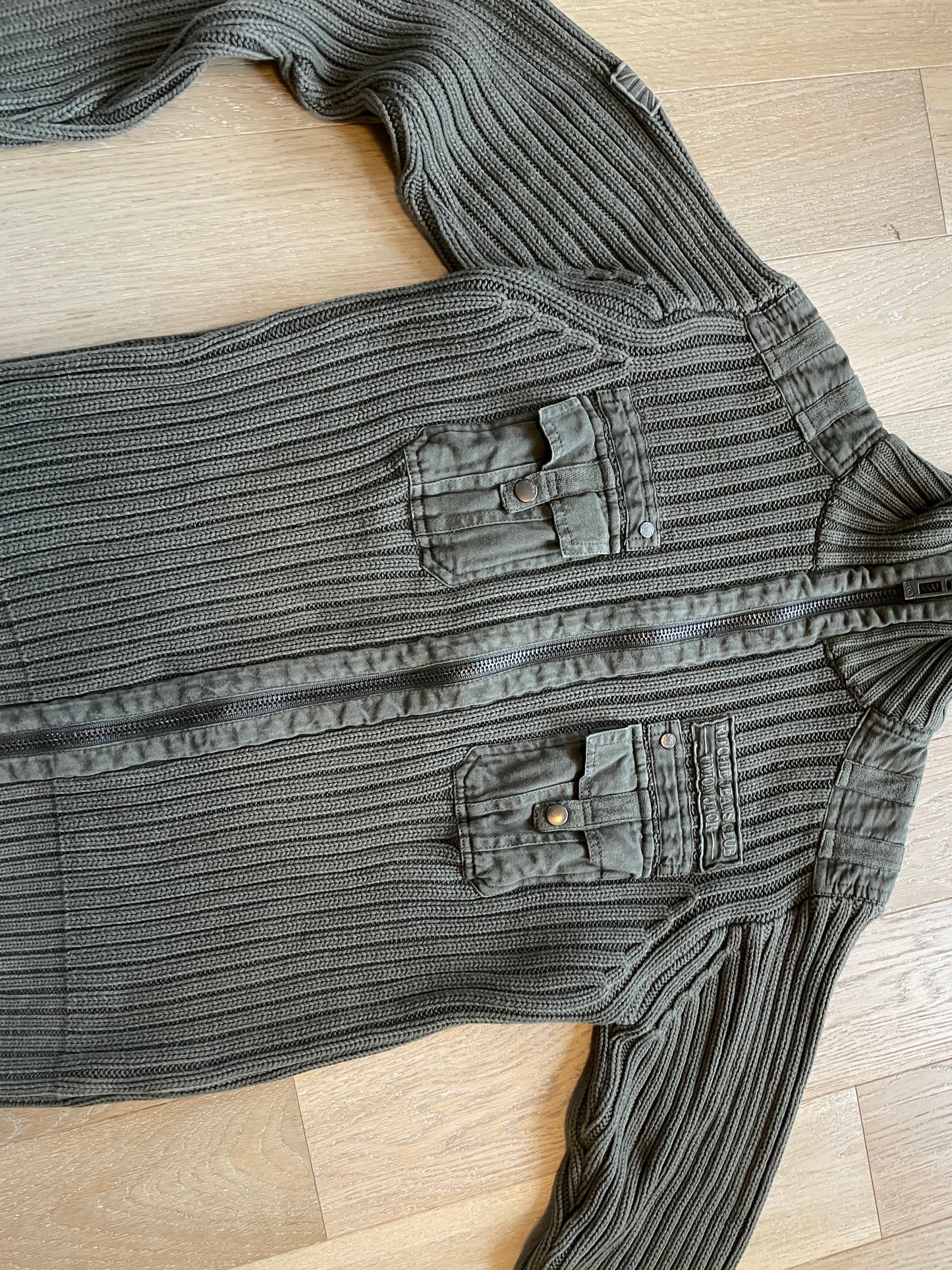 Vintage Military Knit Jacket