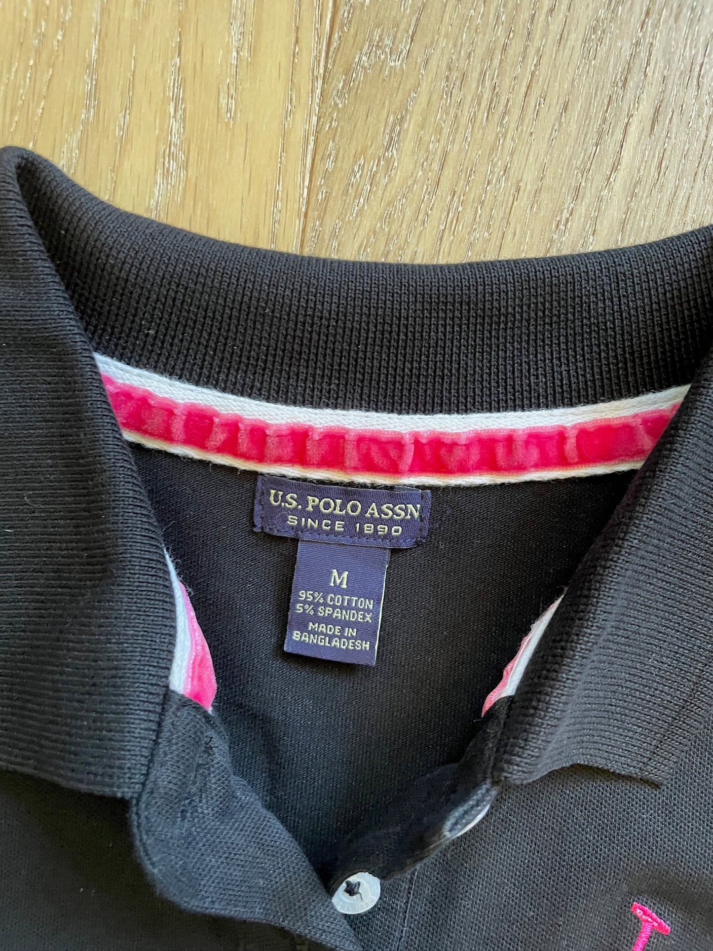 Vintage Pink Detail Poloshirt