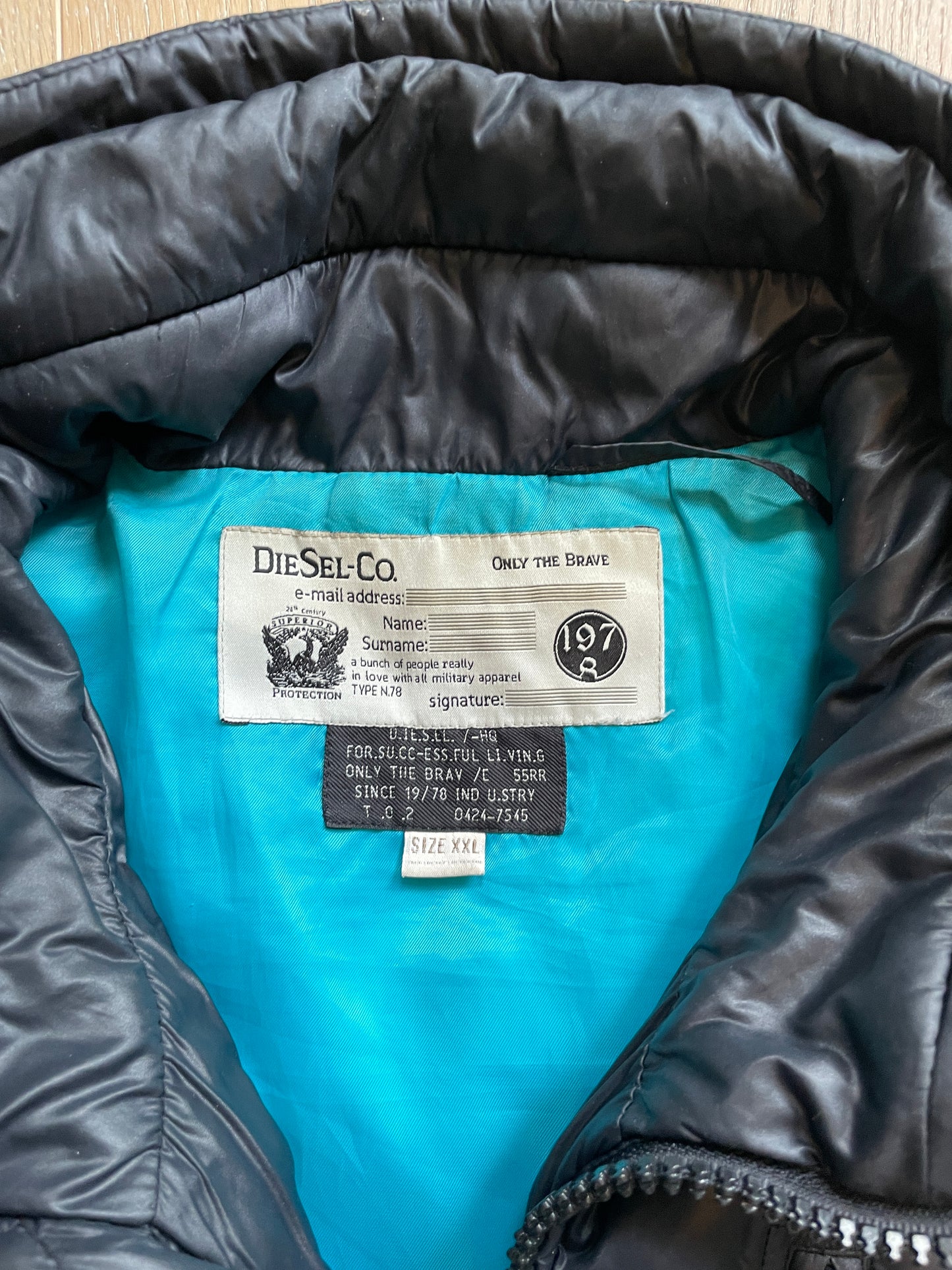 Vintage Diesel Puffer Jacket