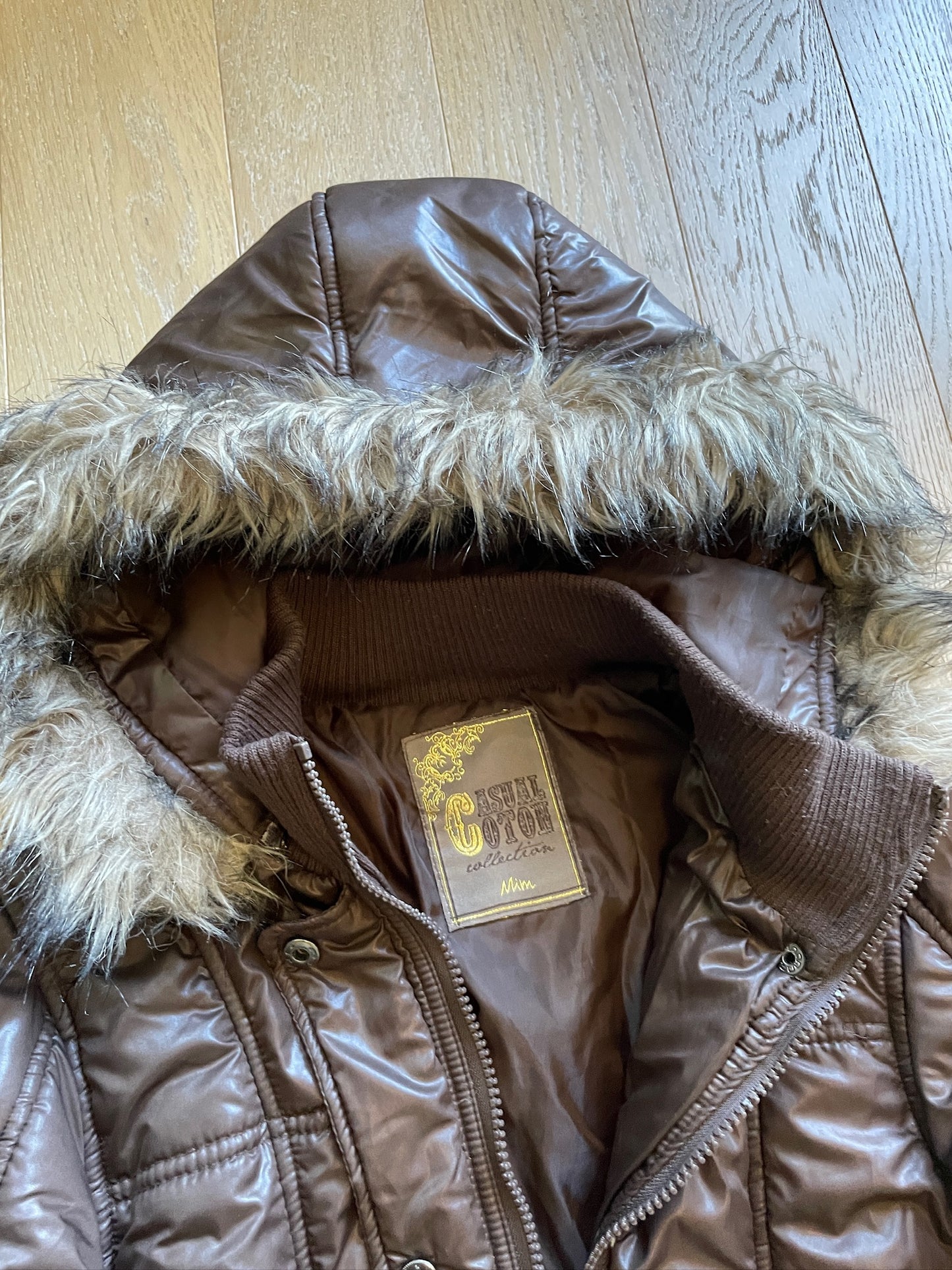 Vintage Fur Puffer Jacket