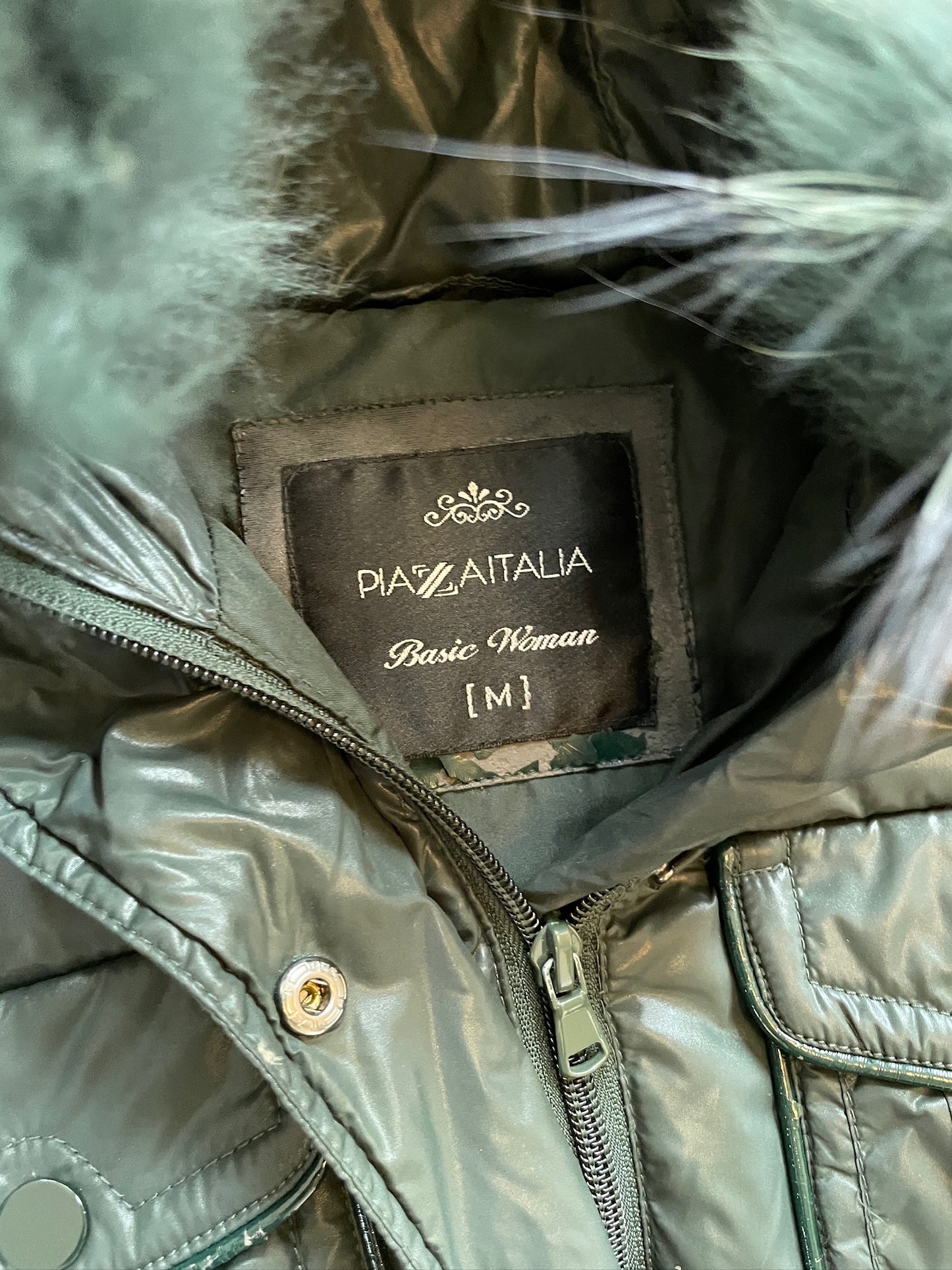 Vintage Fur Puffer Jacket