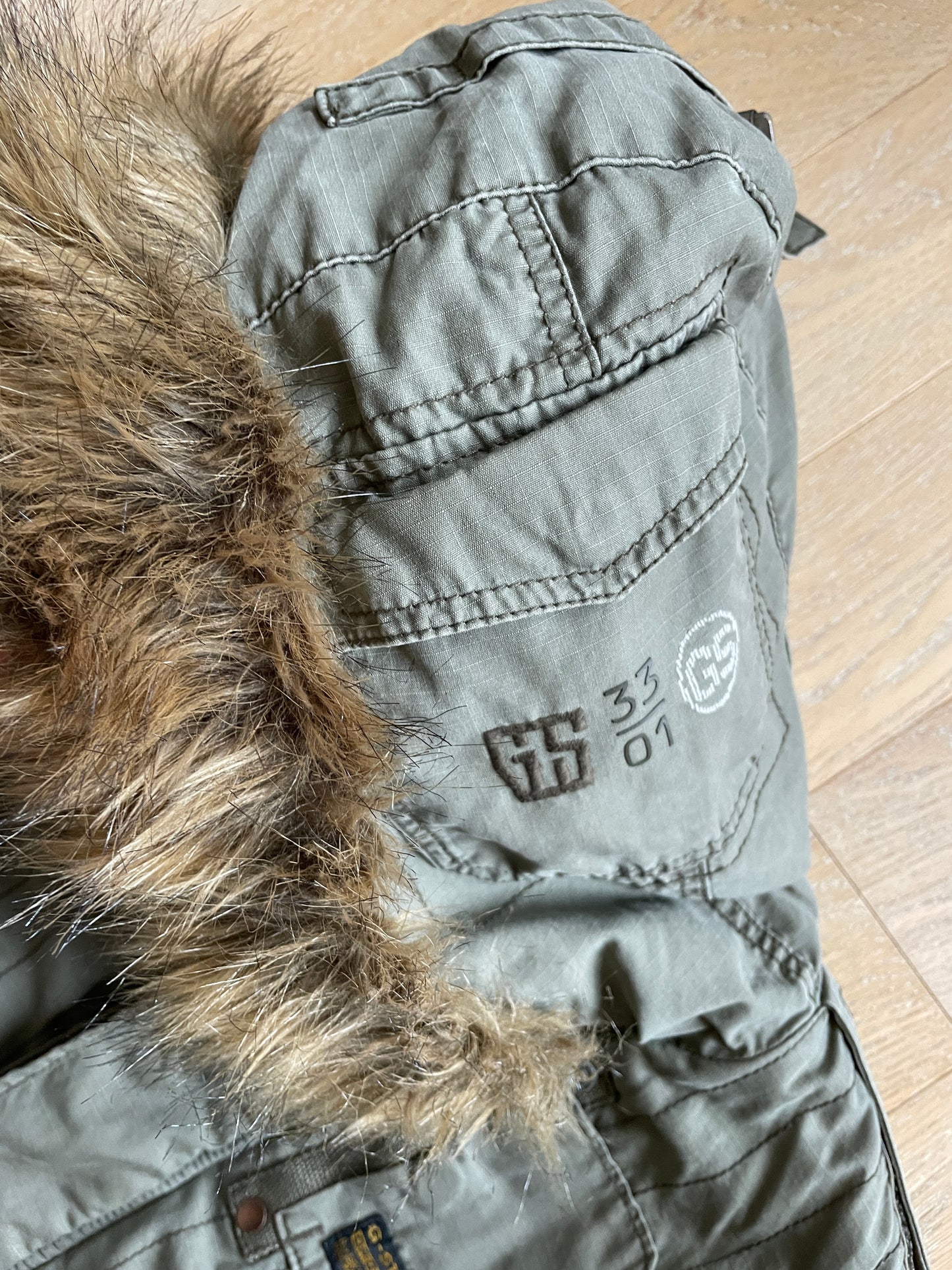 Vintage G-Star RAW Military Fur Winter Jacket