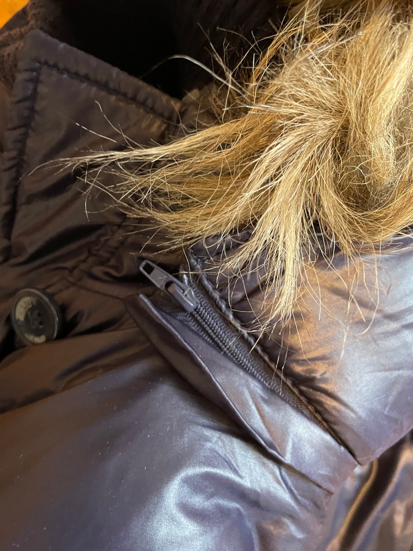 Vintage Fur Puffer Vest