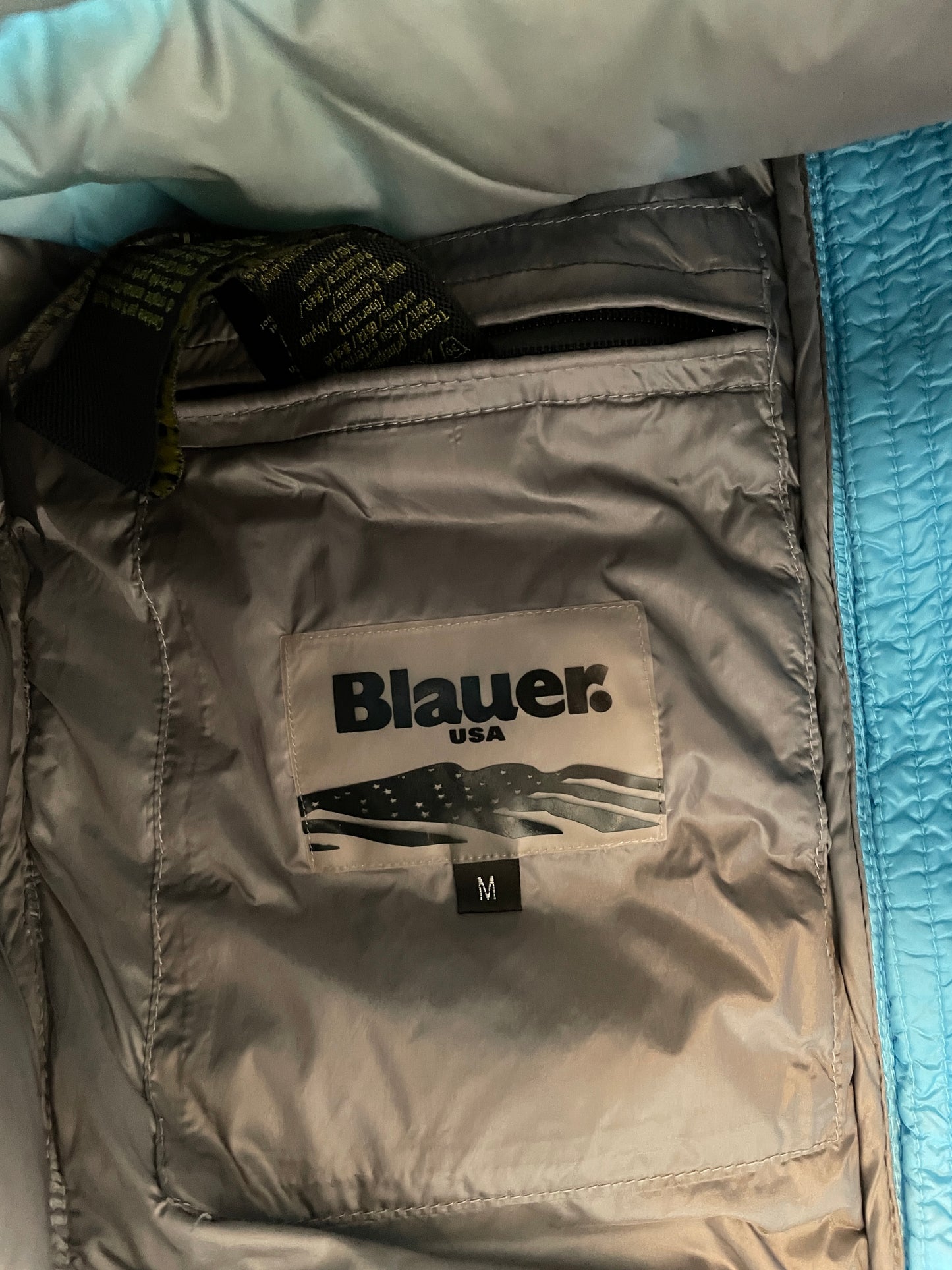 Vintage Blauer Puffer Jacket