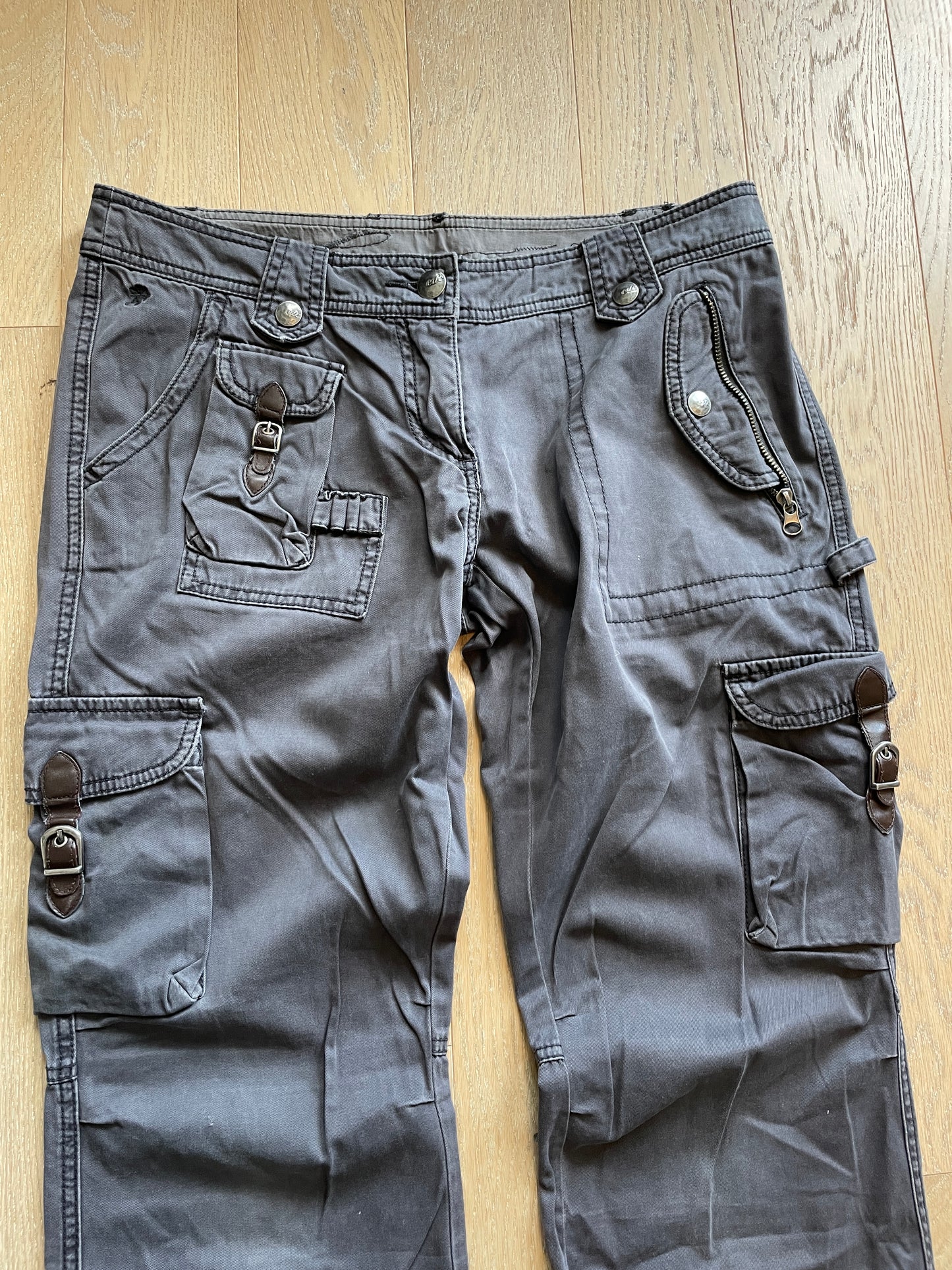 Vintage Multi-Pocket Cargo Pants