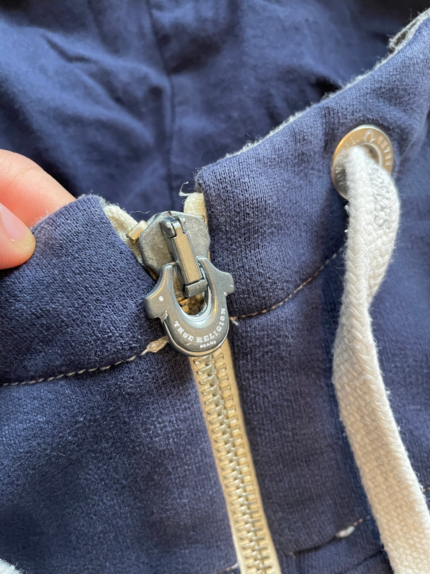 Vintage True Religion Zip Hoodie
