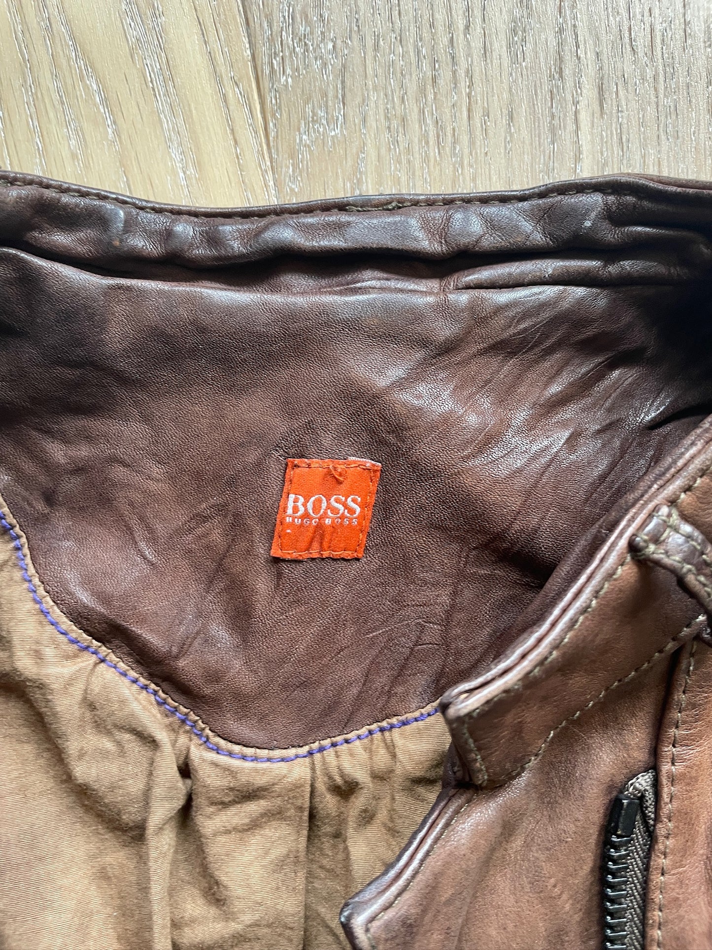 Vintage Boss Leather Jacket