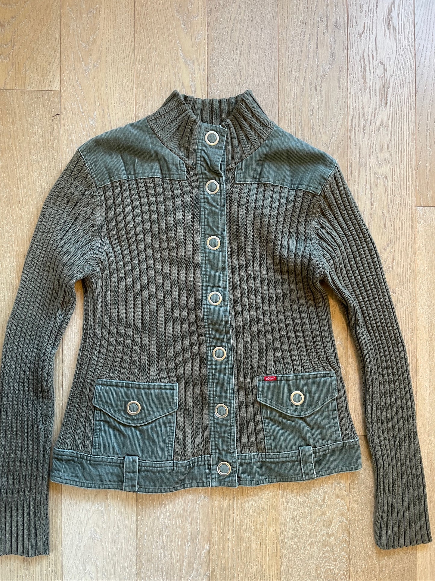 Vintage Military Knit Jacket