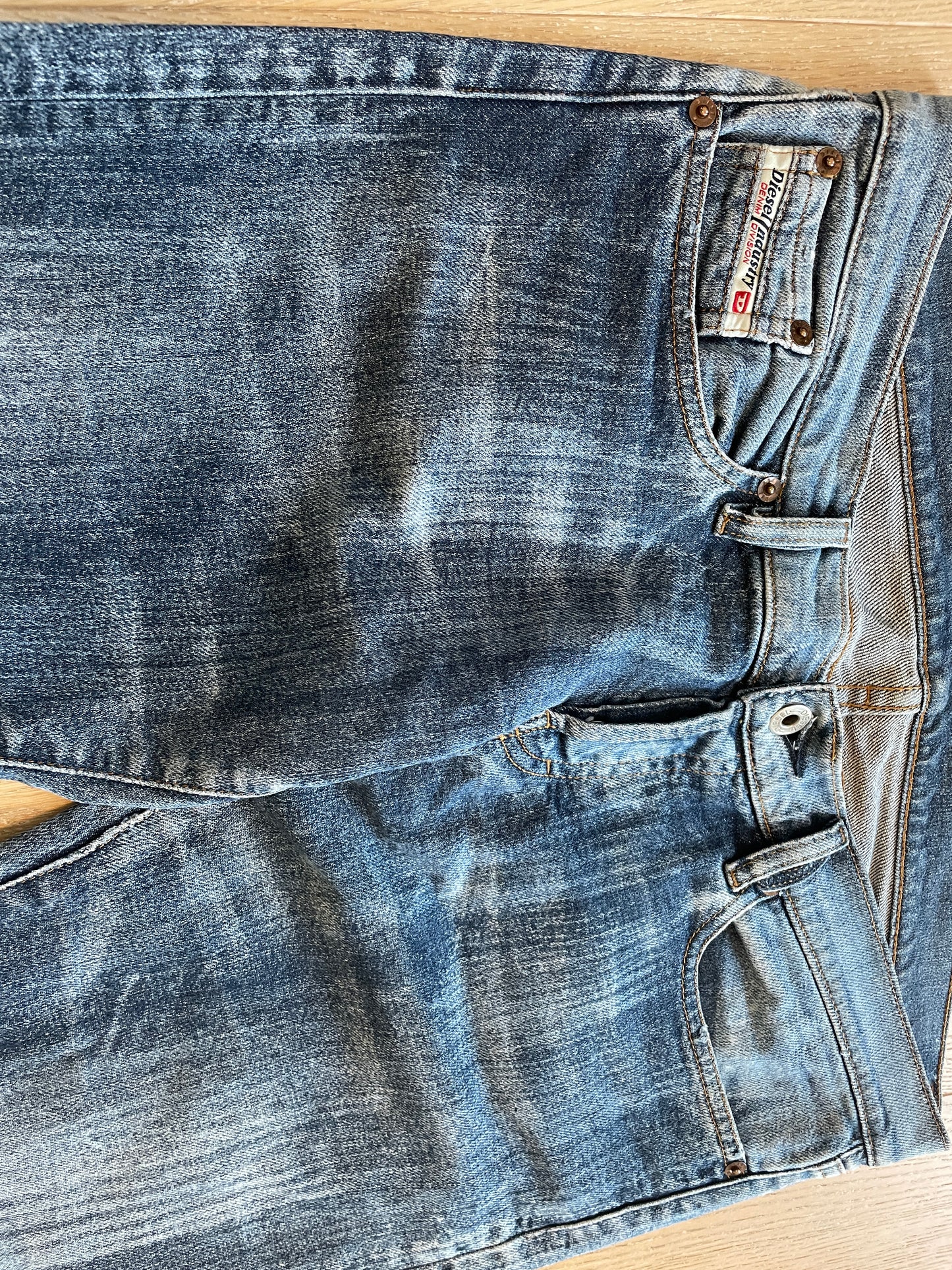 Vintage Diesel Flared Denim Jeans