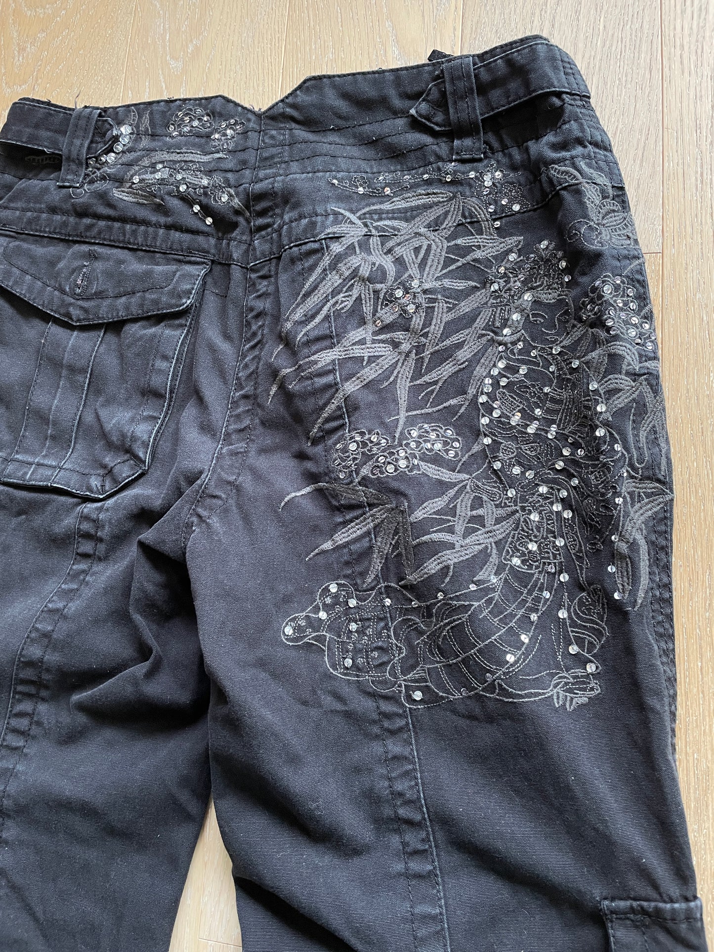 Vintage Studded Cargo Pants y2k