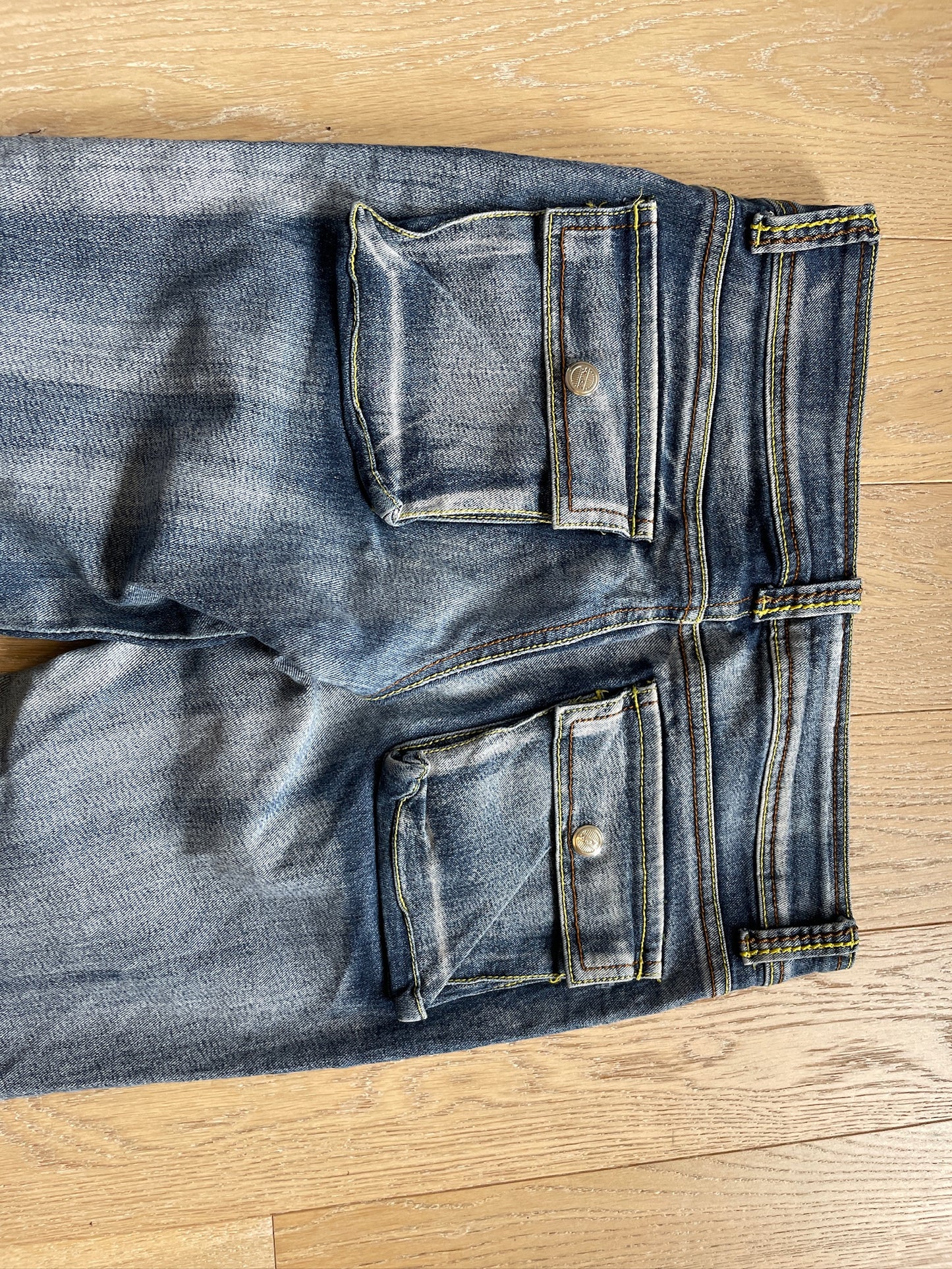 Vintage Flared Denim Jeans