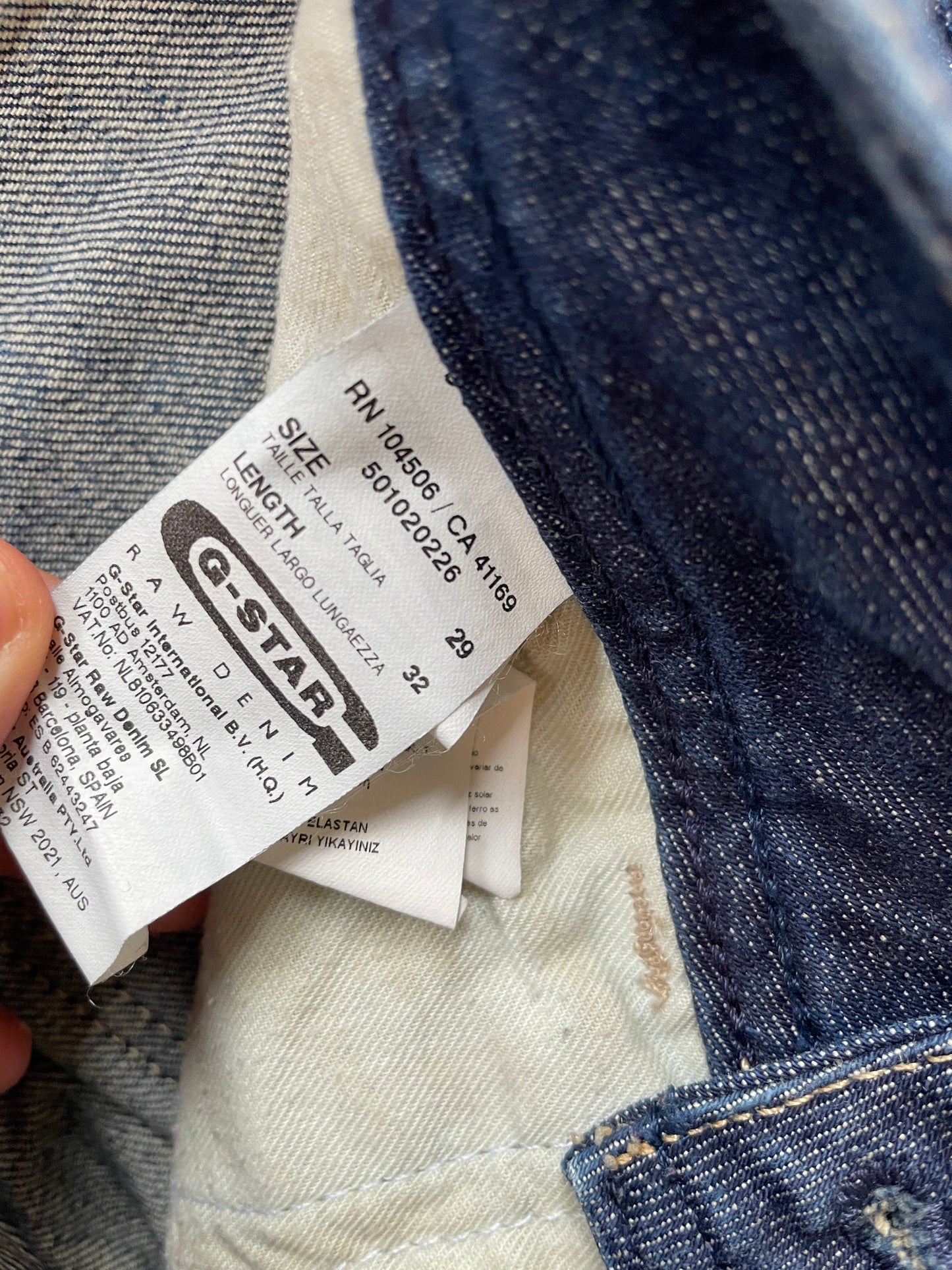 Vintage G-Star RAW Flared Denim Jeans