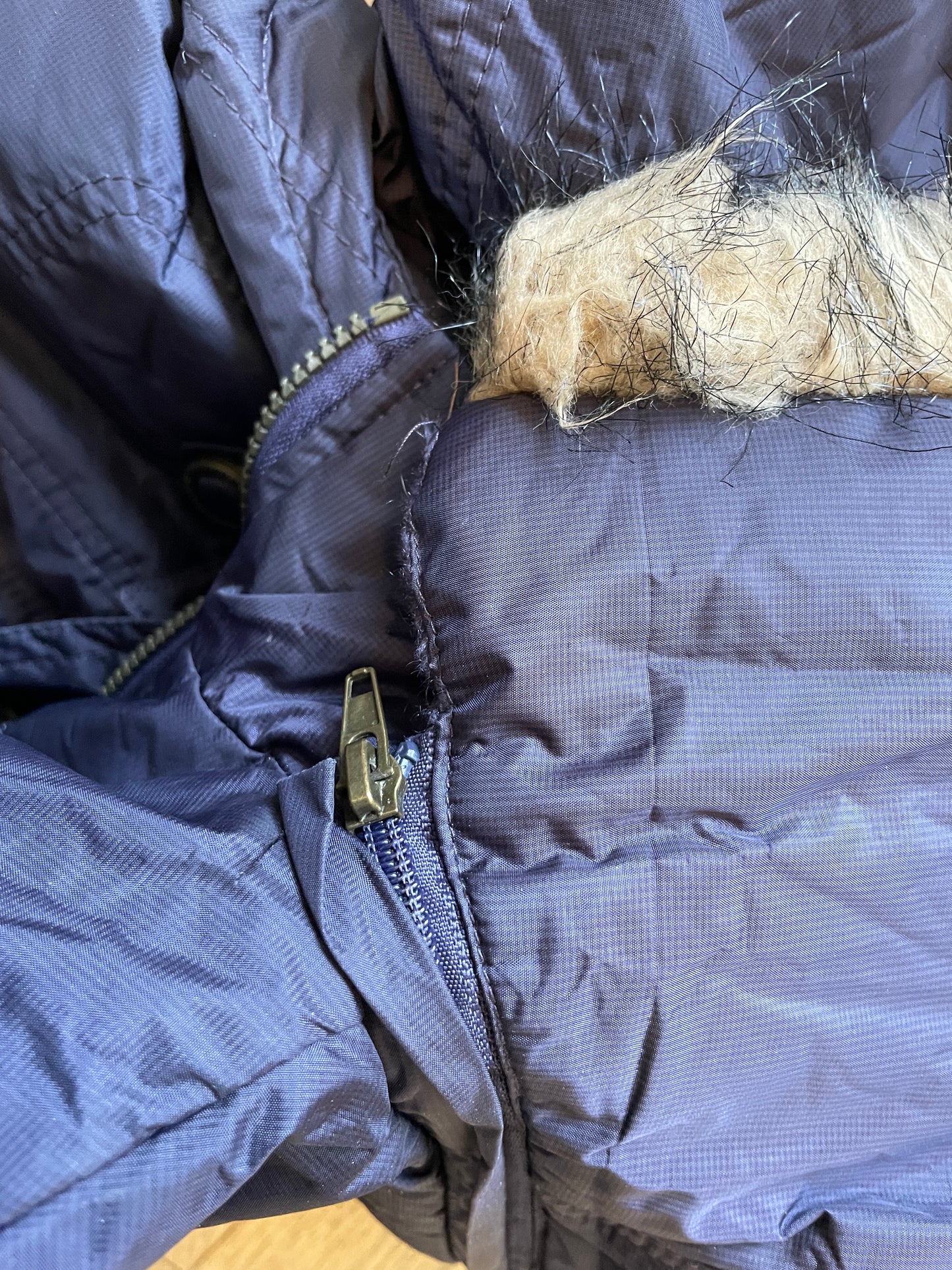 Vintage Military Fur Jacket