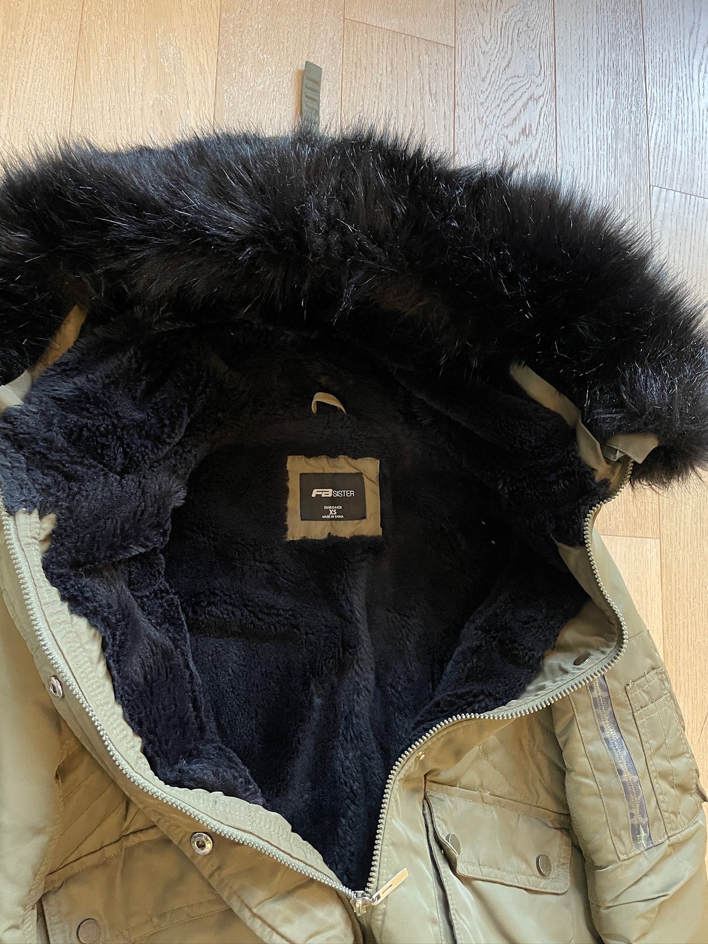 Vintage Fur Bomber Jacket