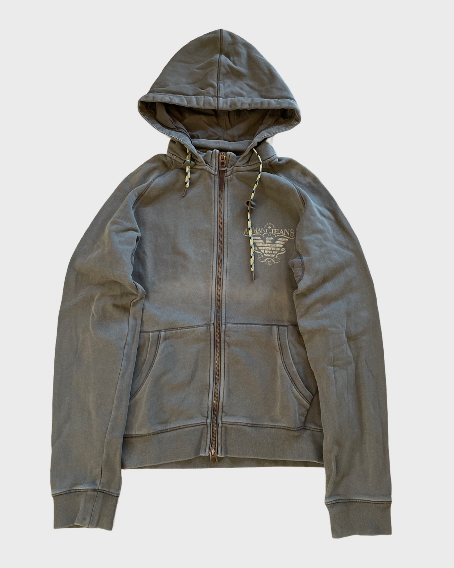 Vintage Armani Zip Hoodie