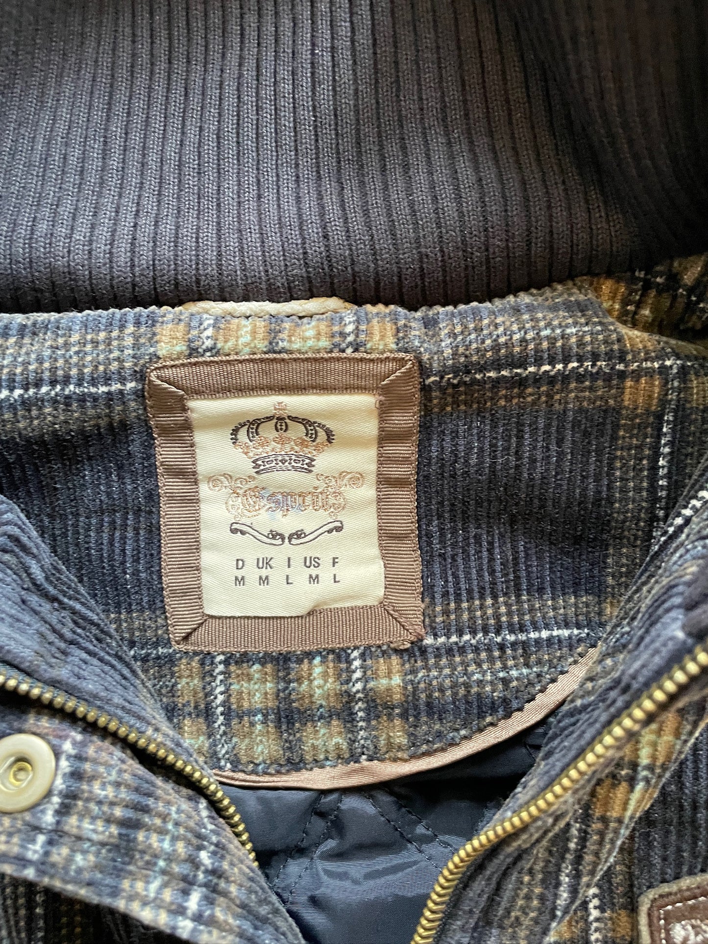 Vintage Plaid Fur Vest