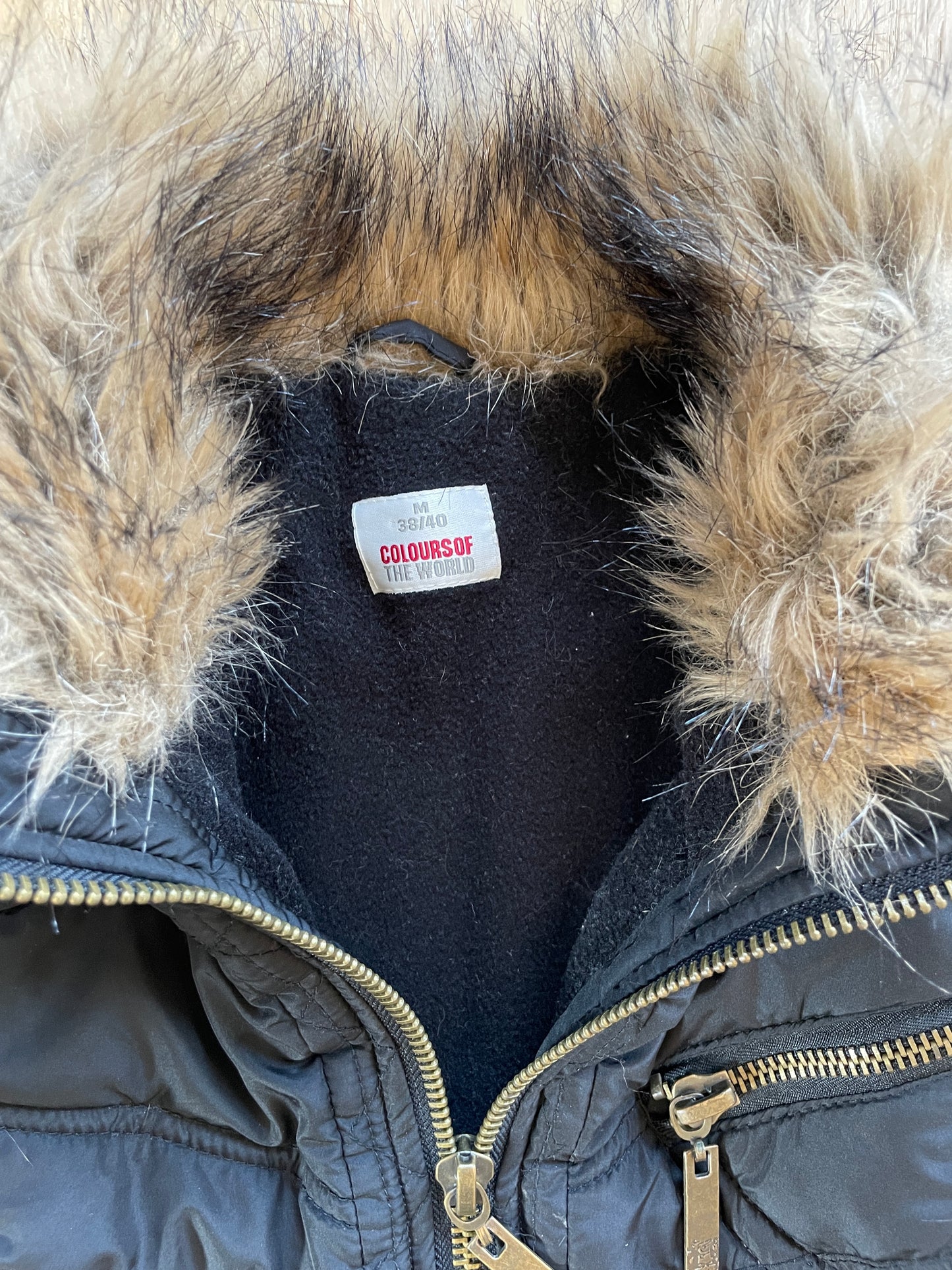 Vintage Vest with Fur